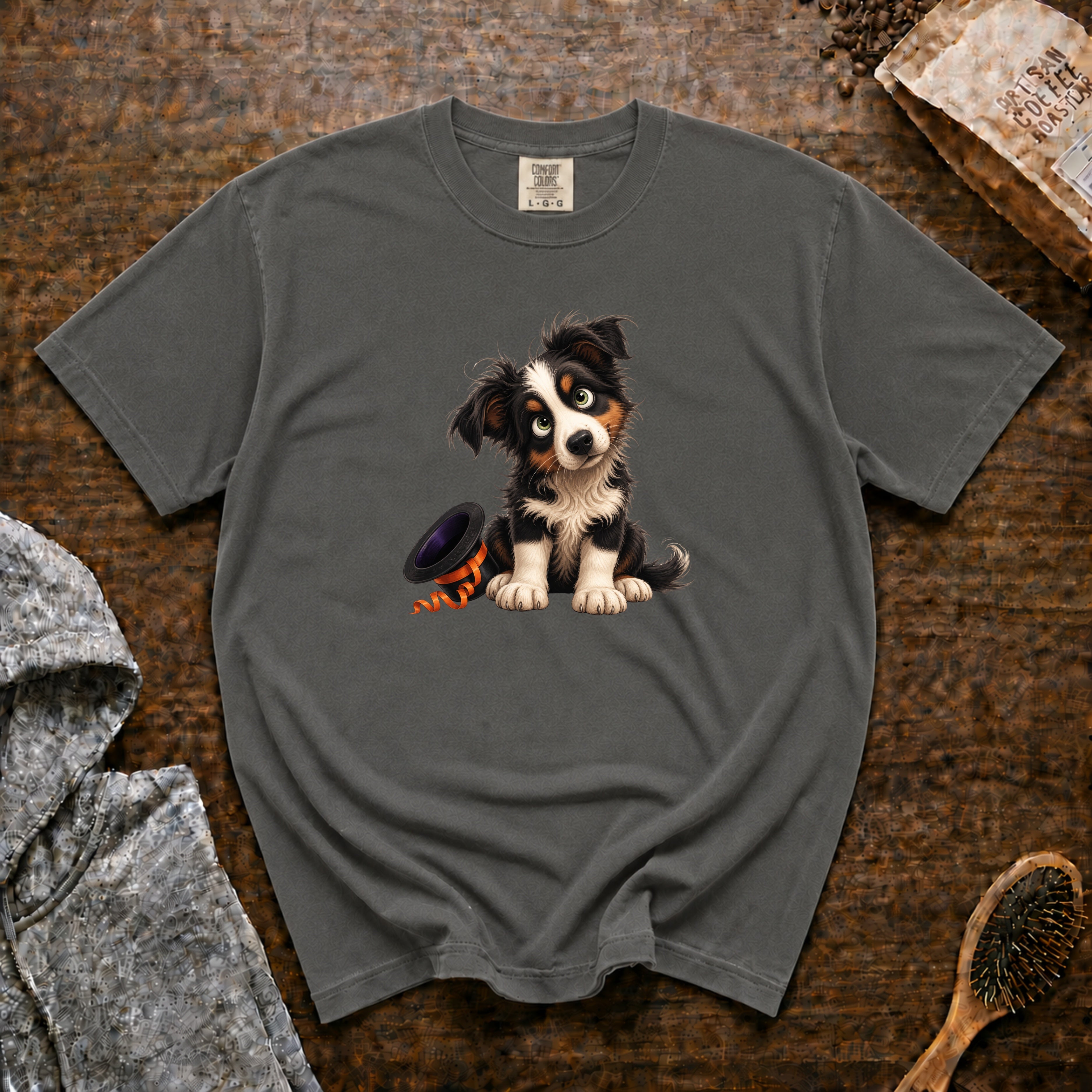 Border Collie T-Shirt — Pepper