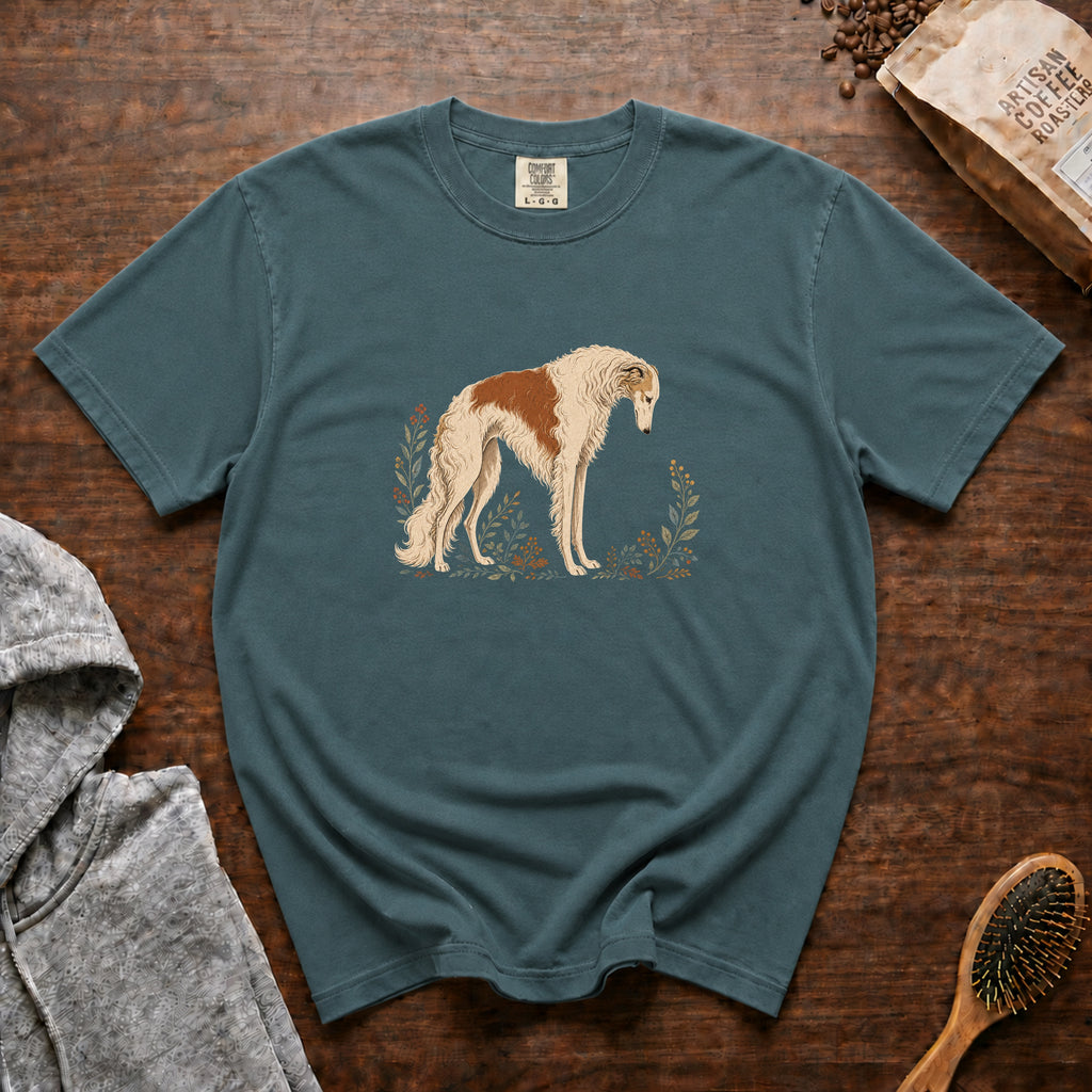 Borzoi T-Shirt — Blue Spruce