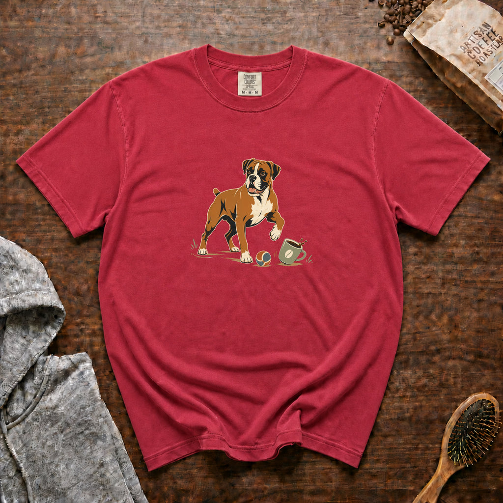 Boxer Bounce Back Brew 1 T-Shirt — Crimson