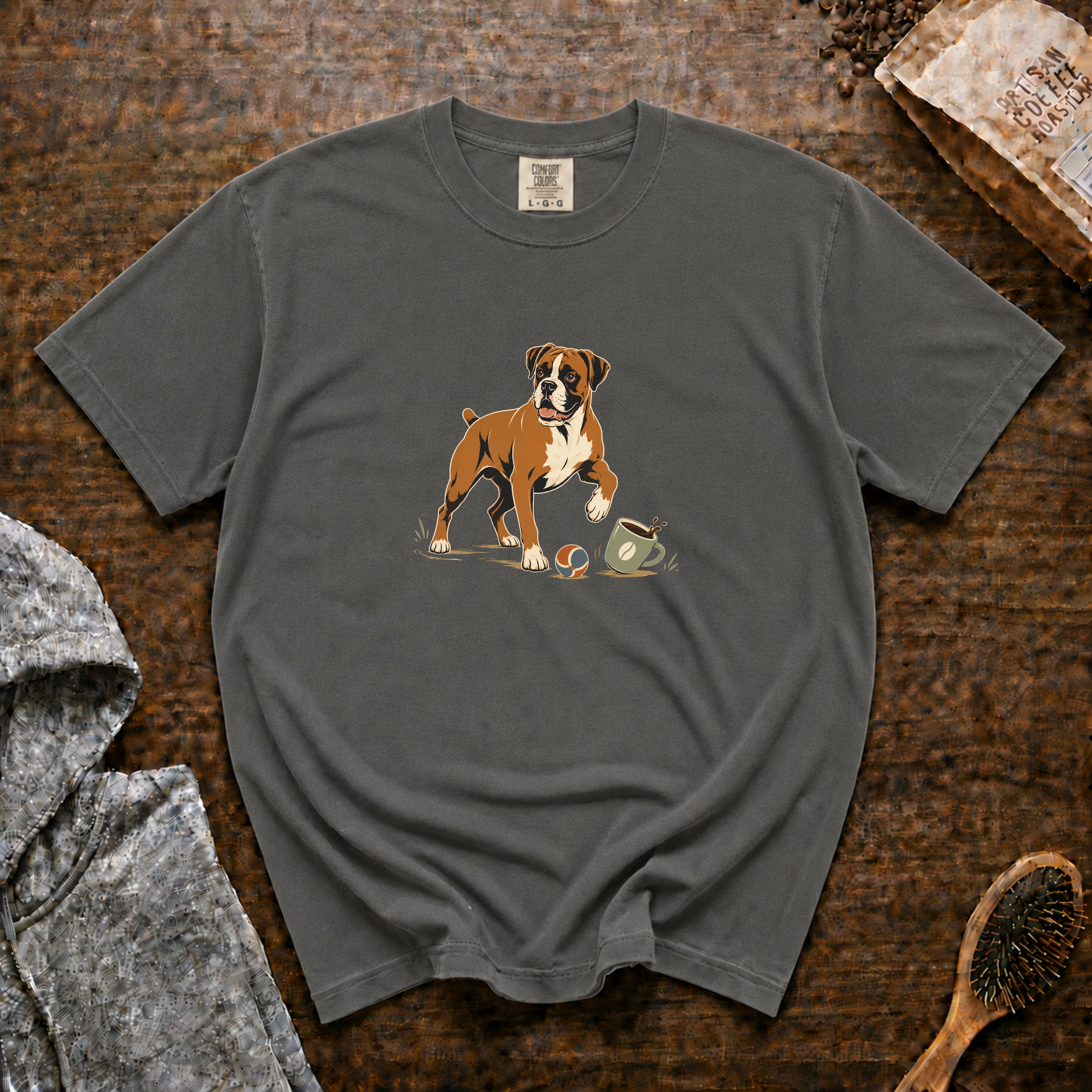 Boxer Bounce Back Brew 1 T-Shirt — Pepper