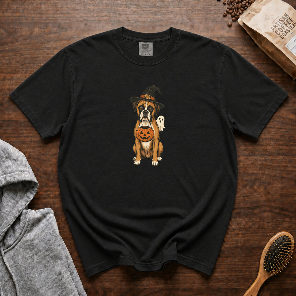 Boxer Halloween T-Shirt — Black