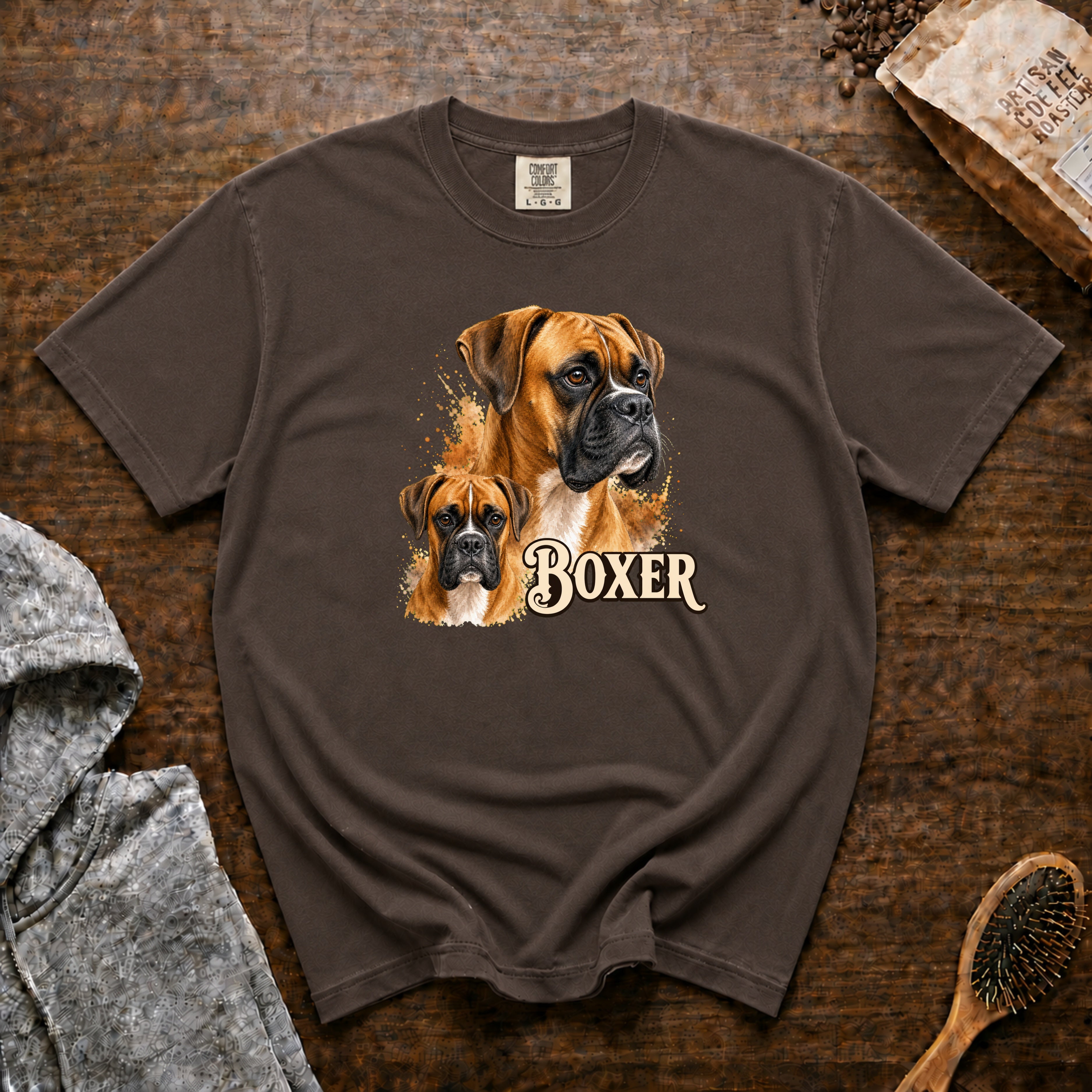 Boxer T-Shirt — Espresso