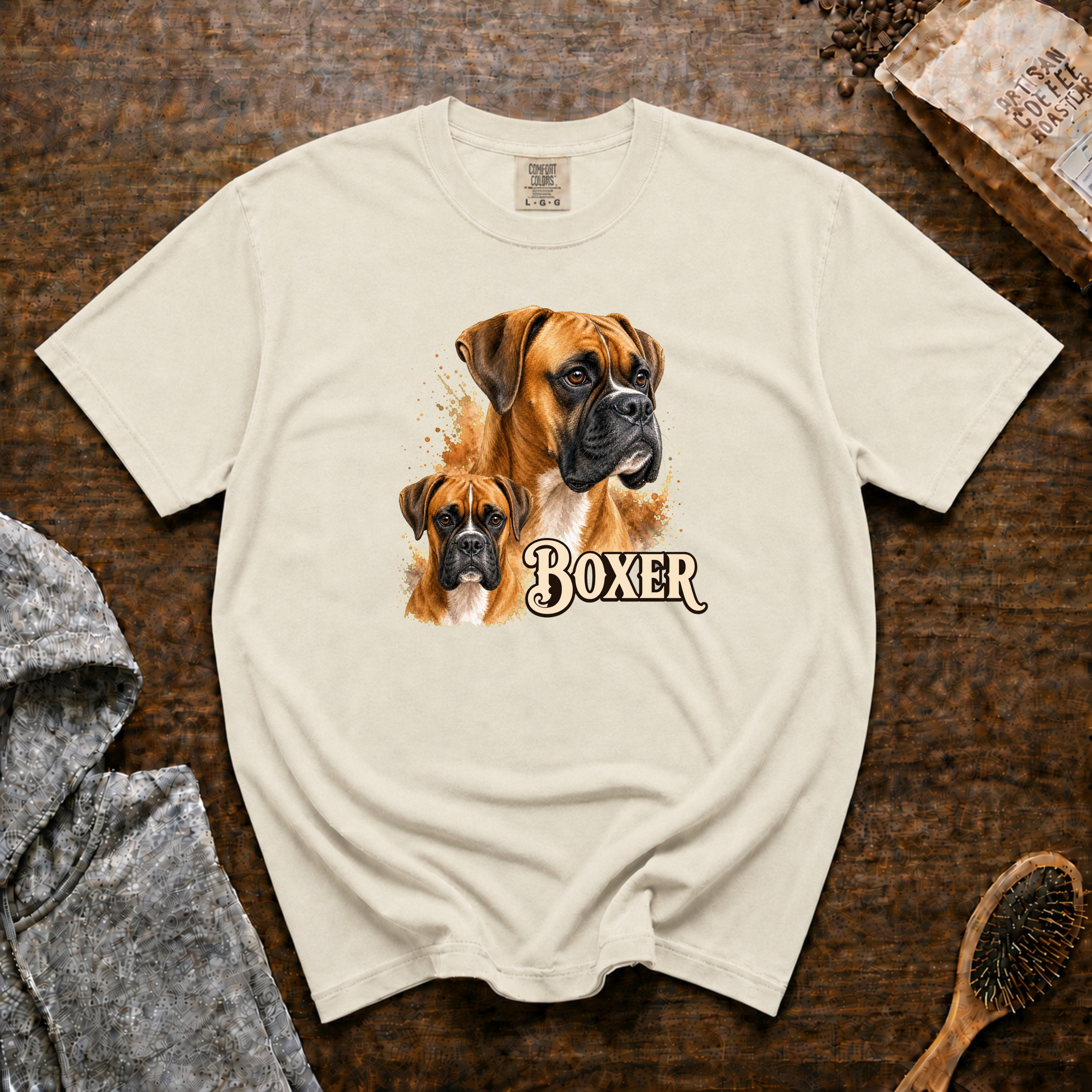 Boxer T-Shirt — Ivory