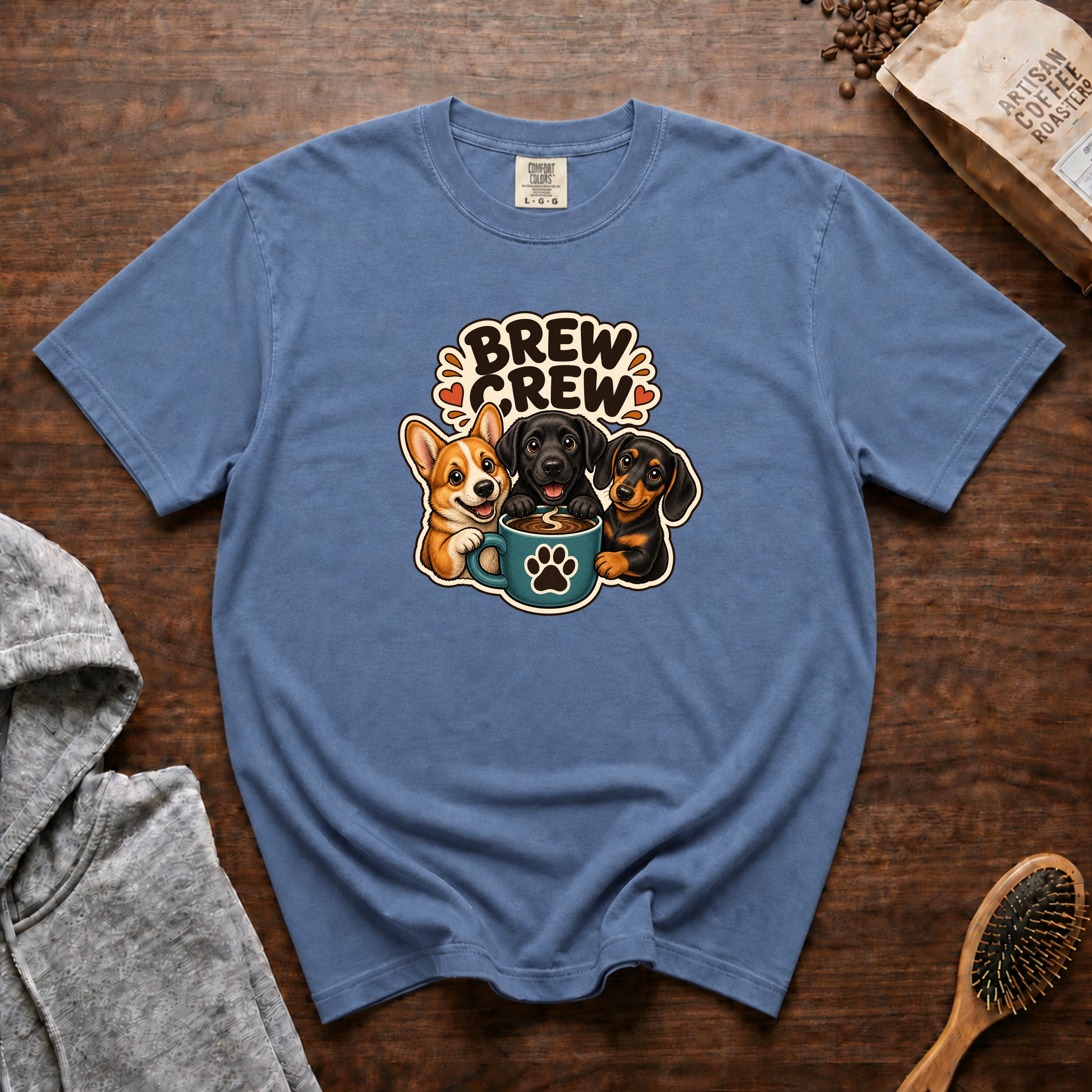 Brew Crew T-Shirt — Blue Jean