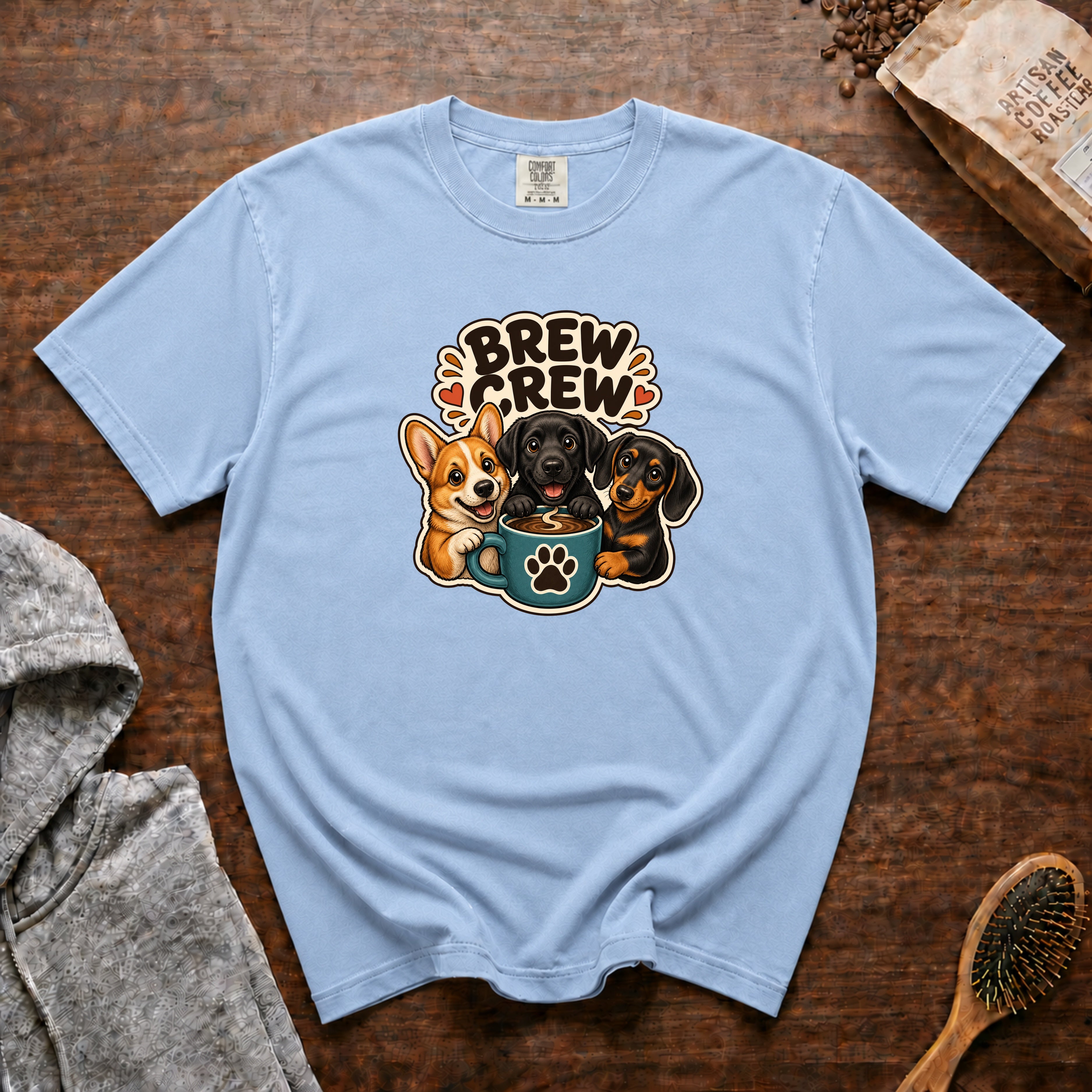 Brew Crew T-Shirt — Chambray
