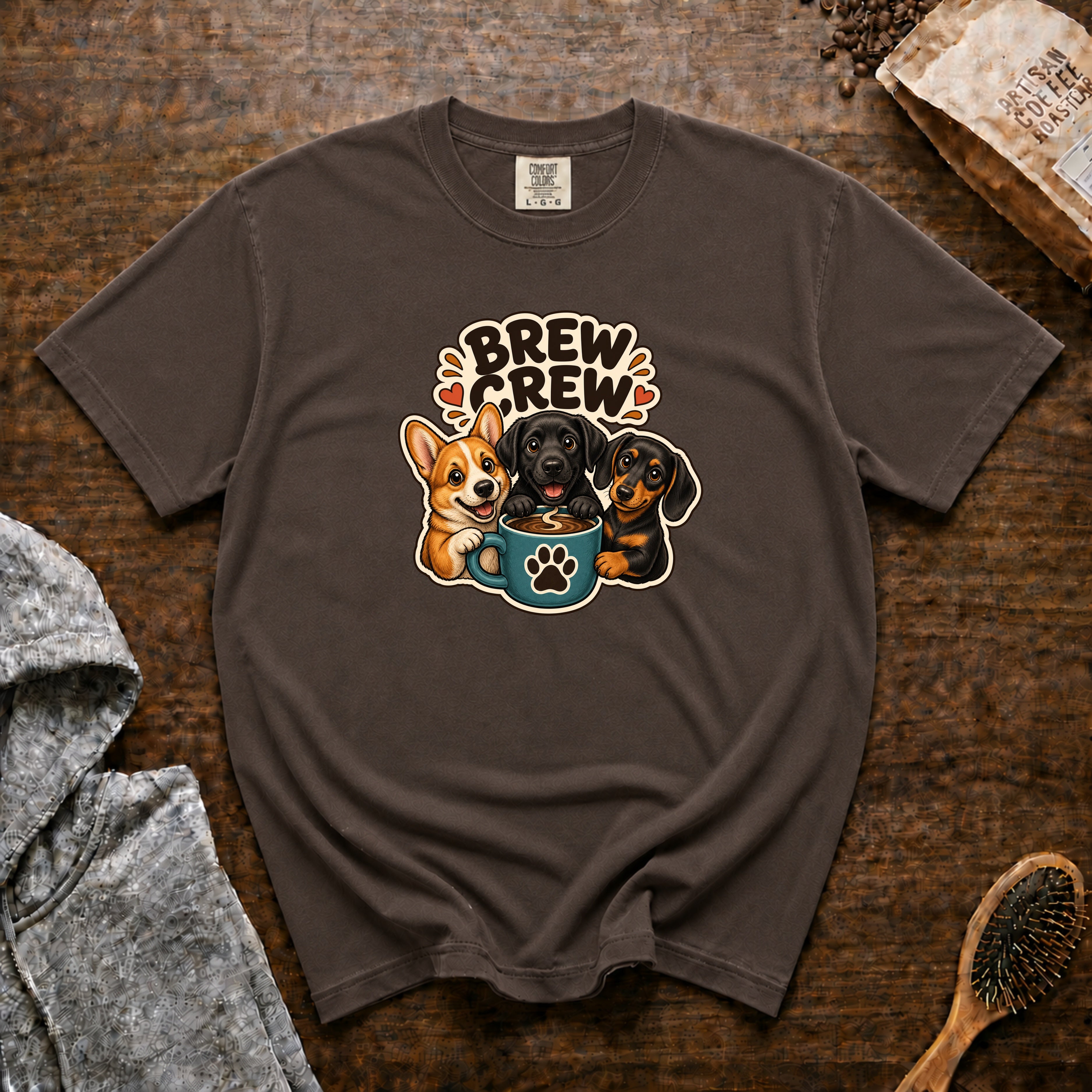 Brew Crew T-Shirt — Espresso