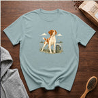 Brittany Field Mug Morning T-Shirt — Bay