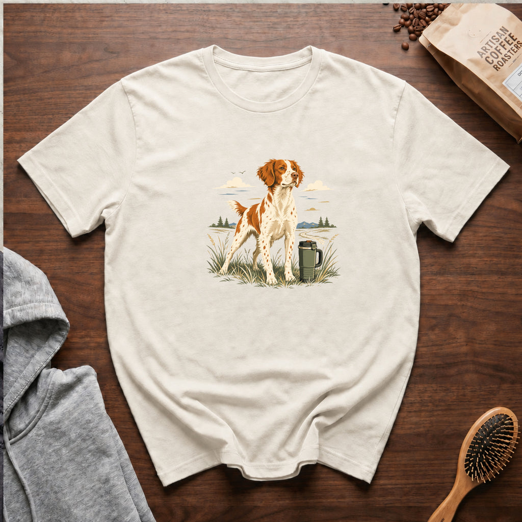 Brittany Field Mug Morning T-Shirt — Ivory