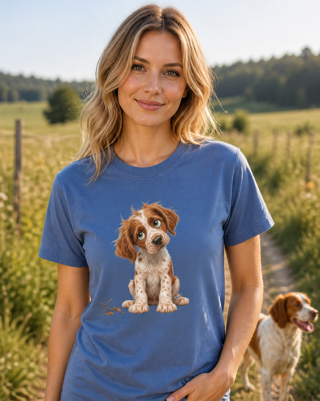 Brittany T-Shirt | Brittany Dog Lover Tee