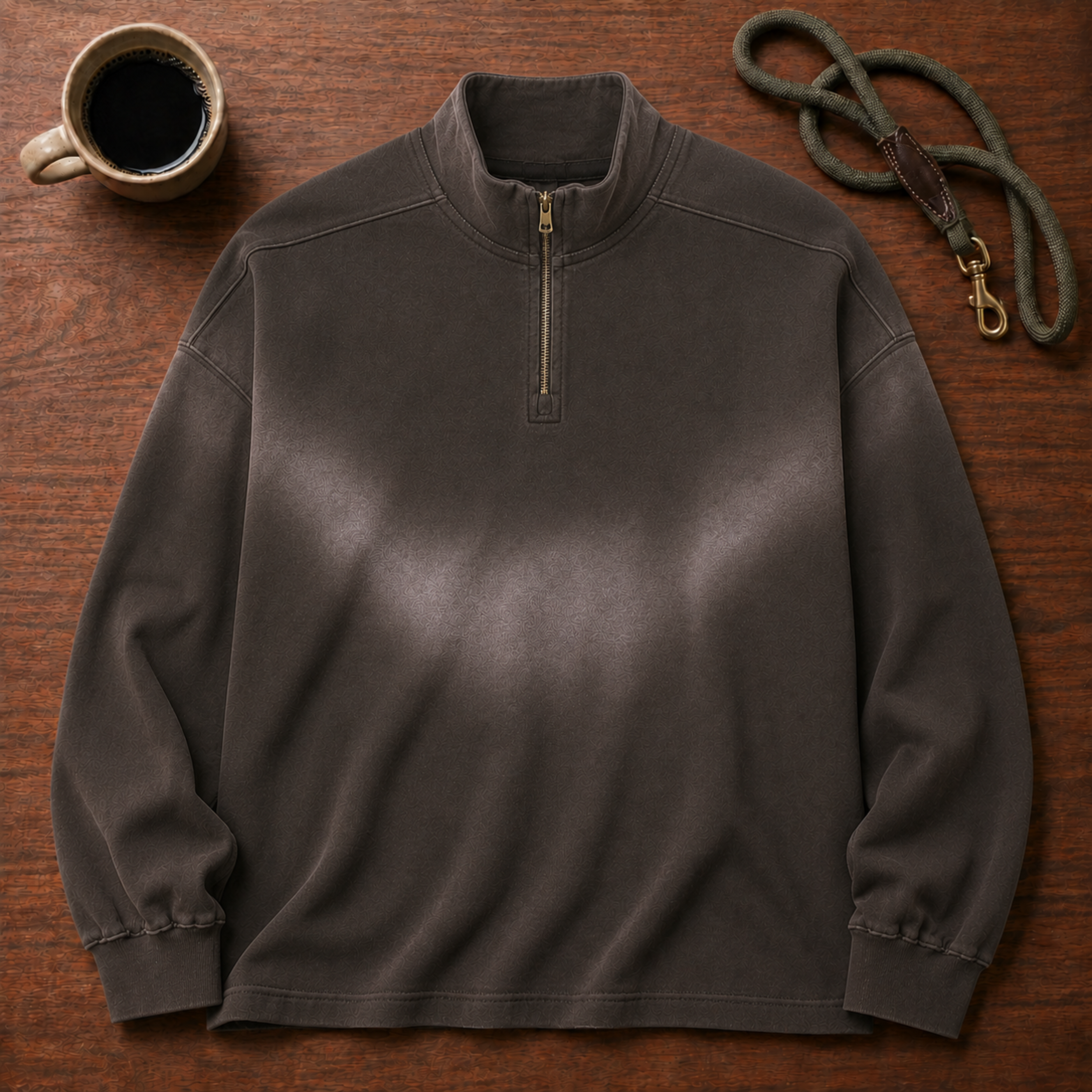 Sunwashed Lodge Quarter-Zip Sweatshirt