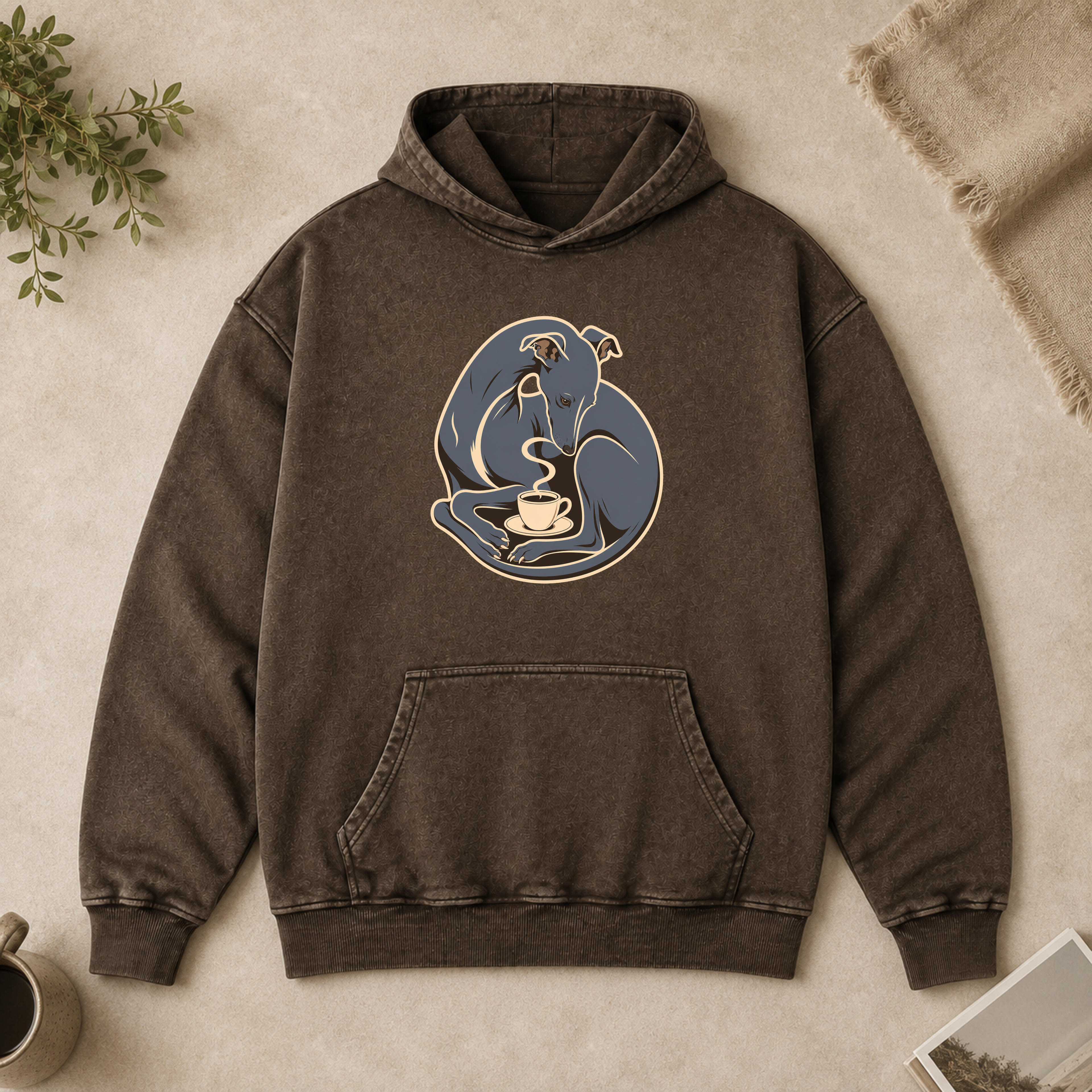 Heavyweight Faded Hoodie 440GSM Oversized Fit