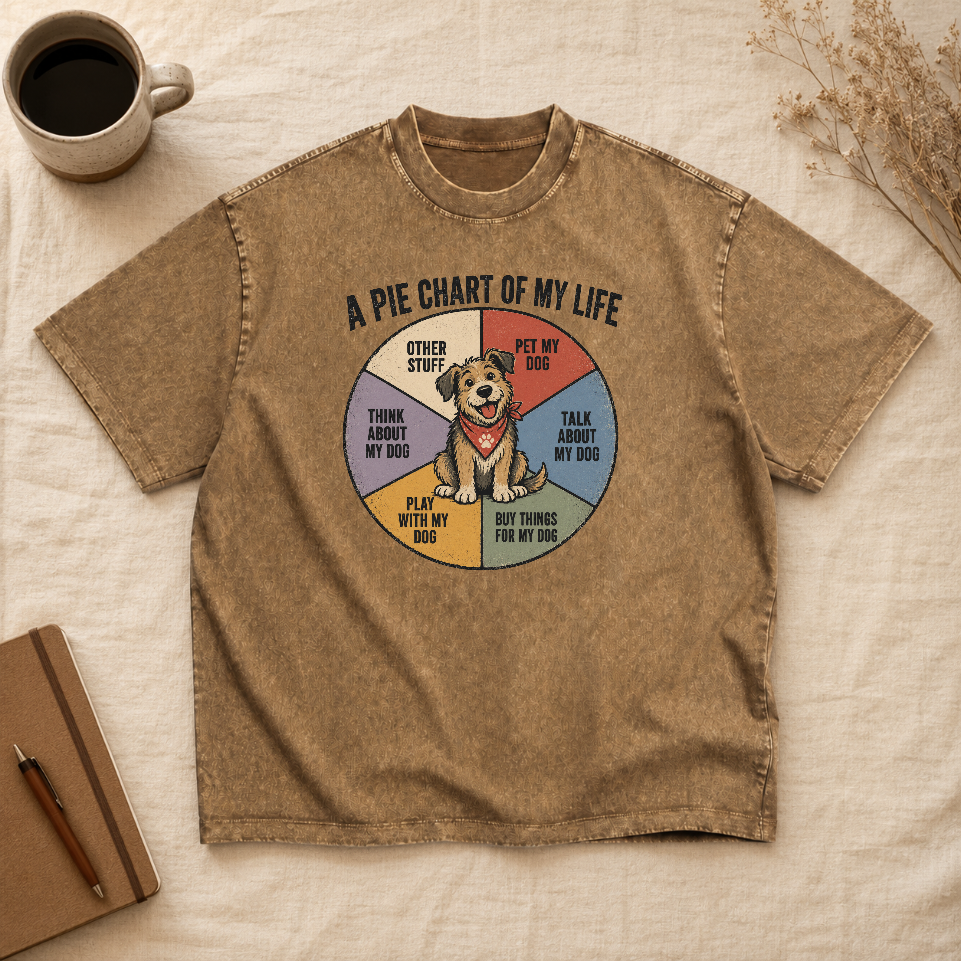 Custom Photo Upload Oversized Tee Vintage Snow Wash