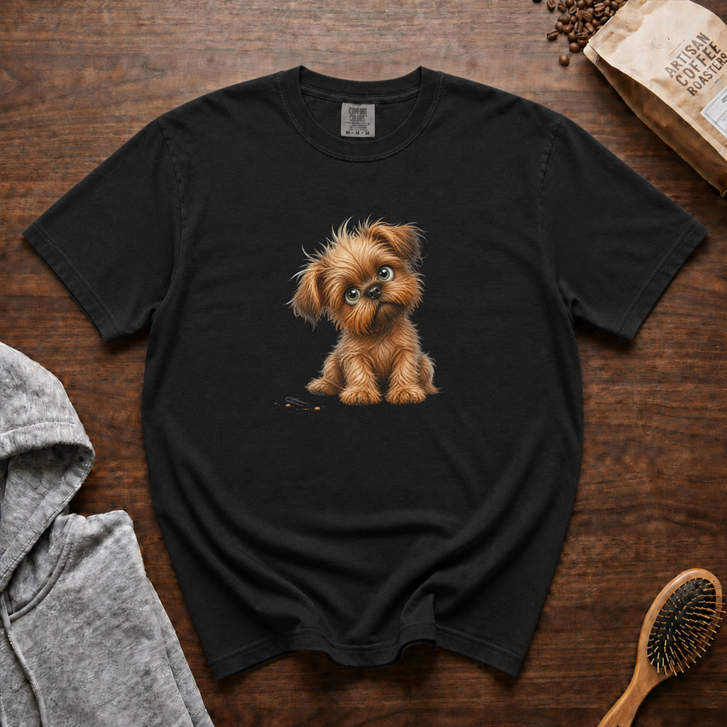 Brussels Griffon Mischief T-Shirt — Black