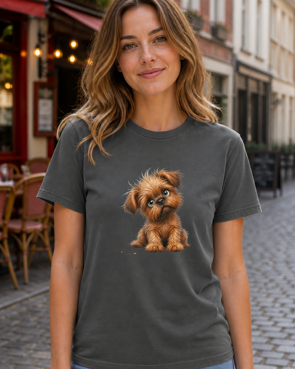 Brussels Griffon Mischief T-Shirt | Brussels Griffon Dog Lover Tee