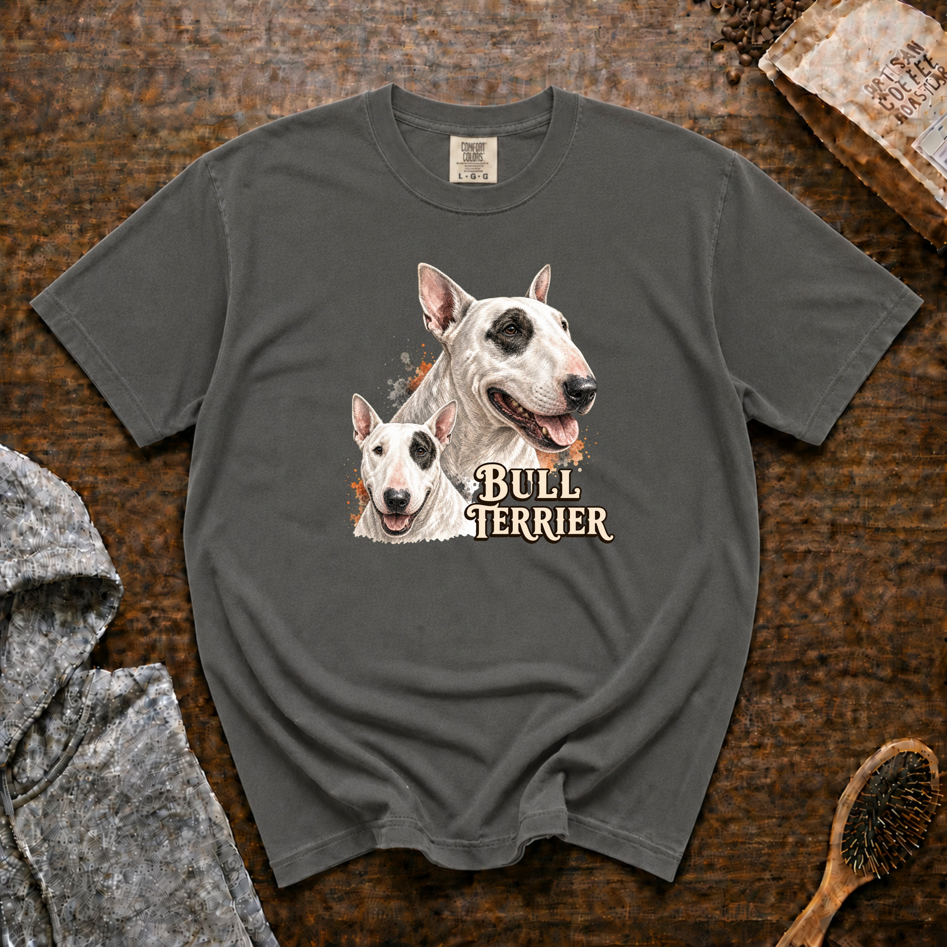 Bull Terrier T-Shirt — Pepper