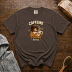 Caffeine Is My Coping Skill T-Shirt — Espresso