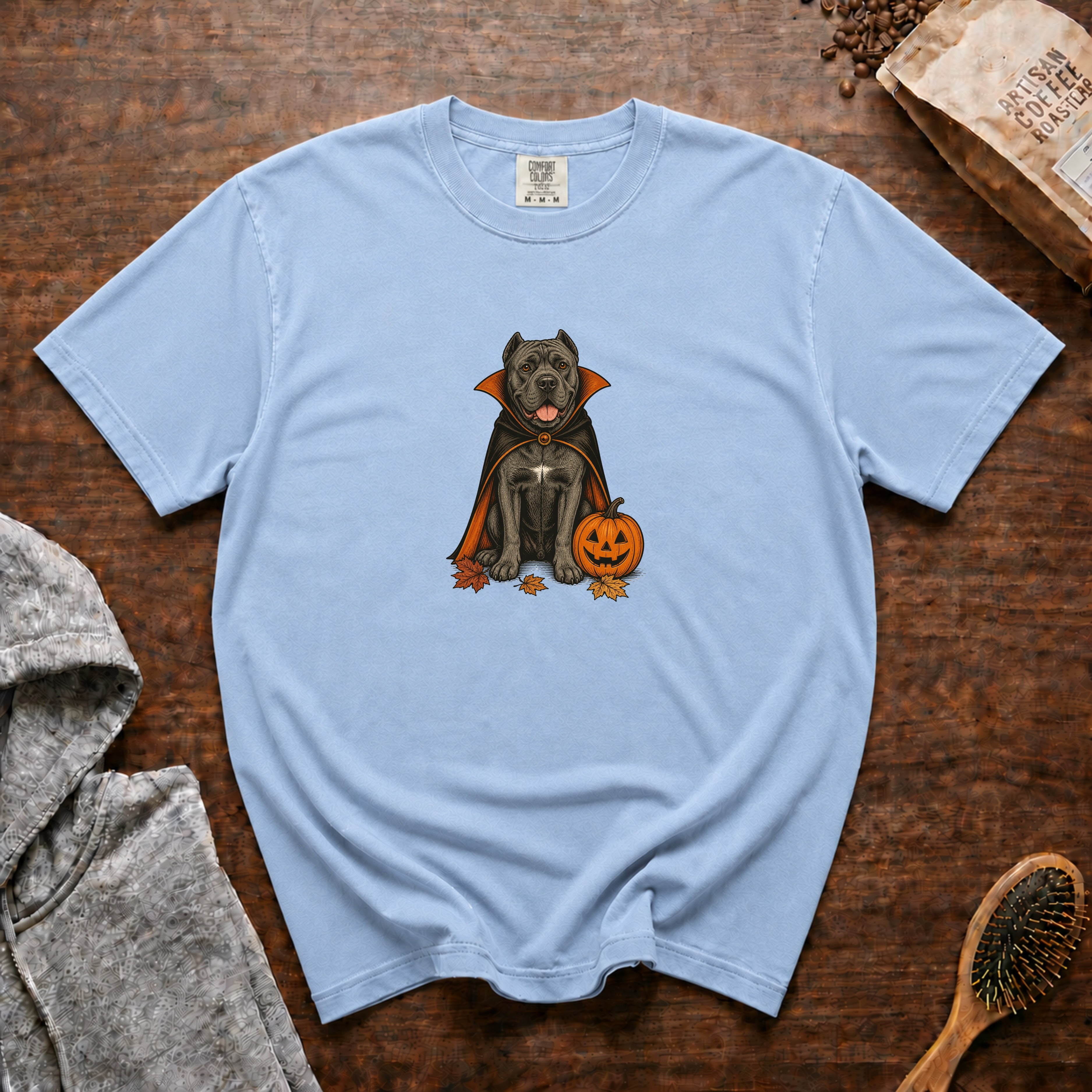 Cain Corso Halloween T-Shirt — Chambray