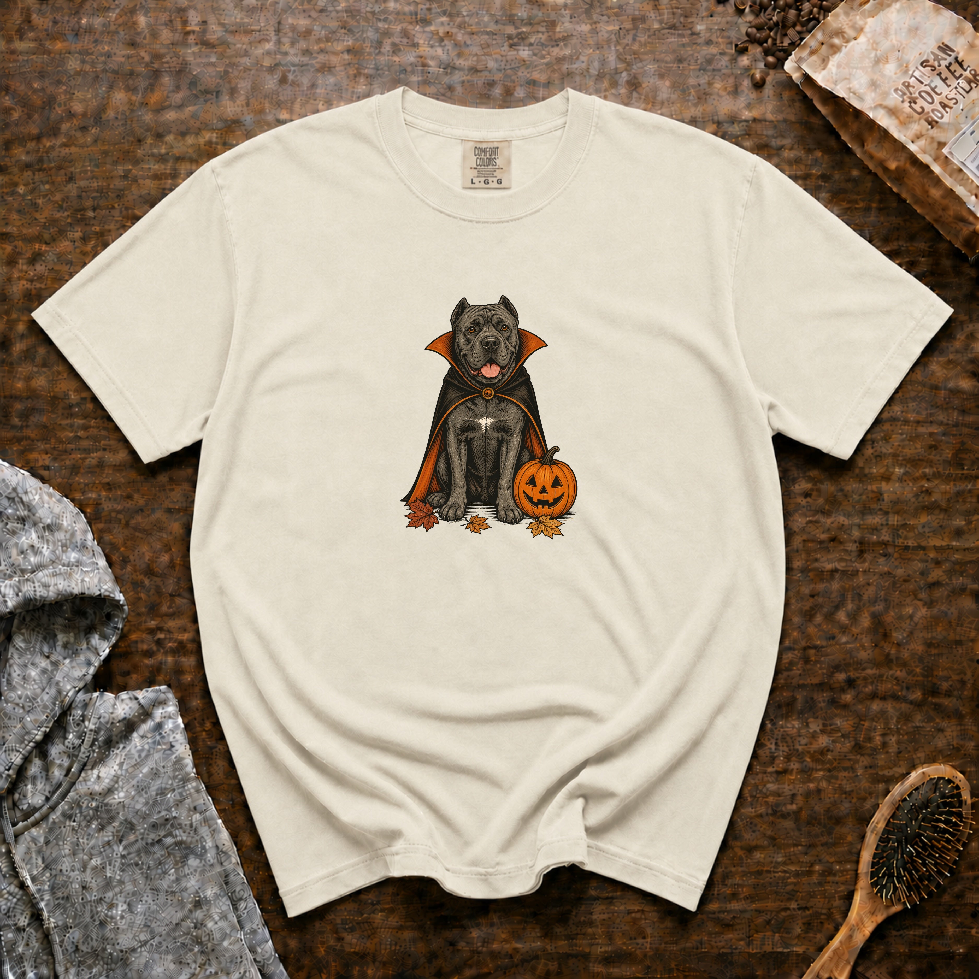Cain Corso Halloween T-Shirt — Ivory