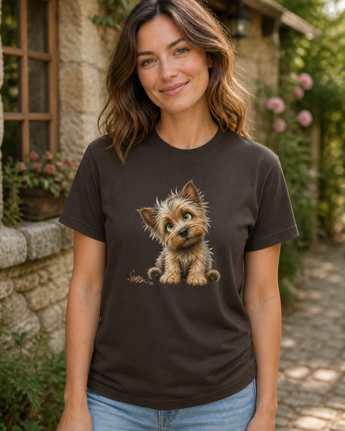Cairn Terrier Curiosity T-Shirt | Cairn Terrier Dog Lover Tee