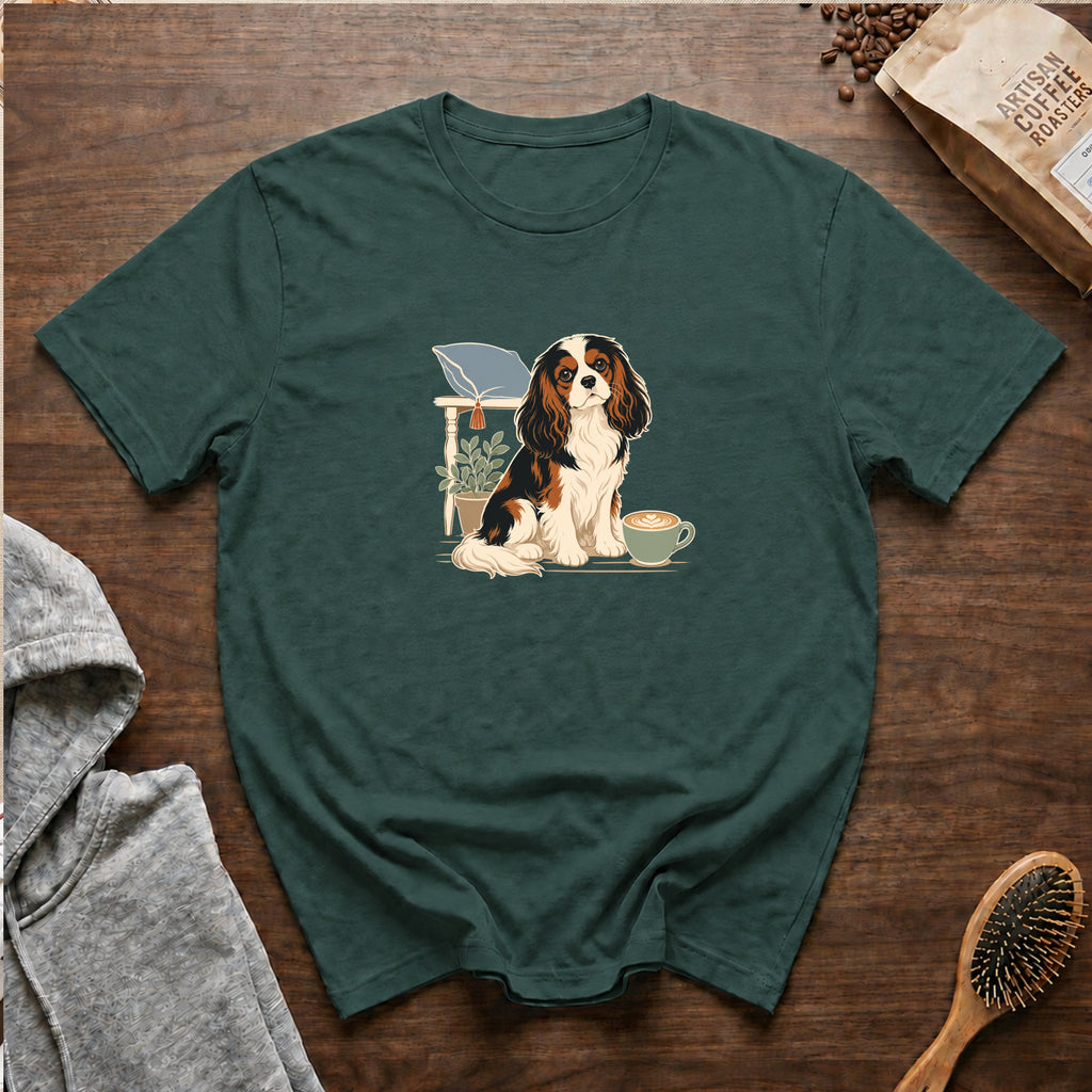 Cane Corso Courtyard Dark Roast T-Shirt — Blue Spruce