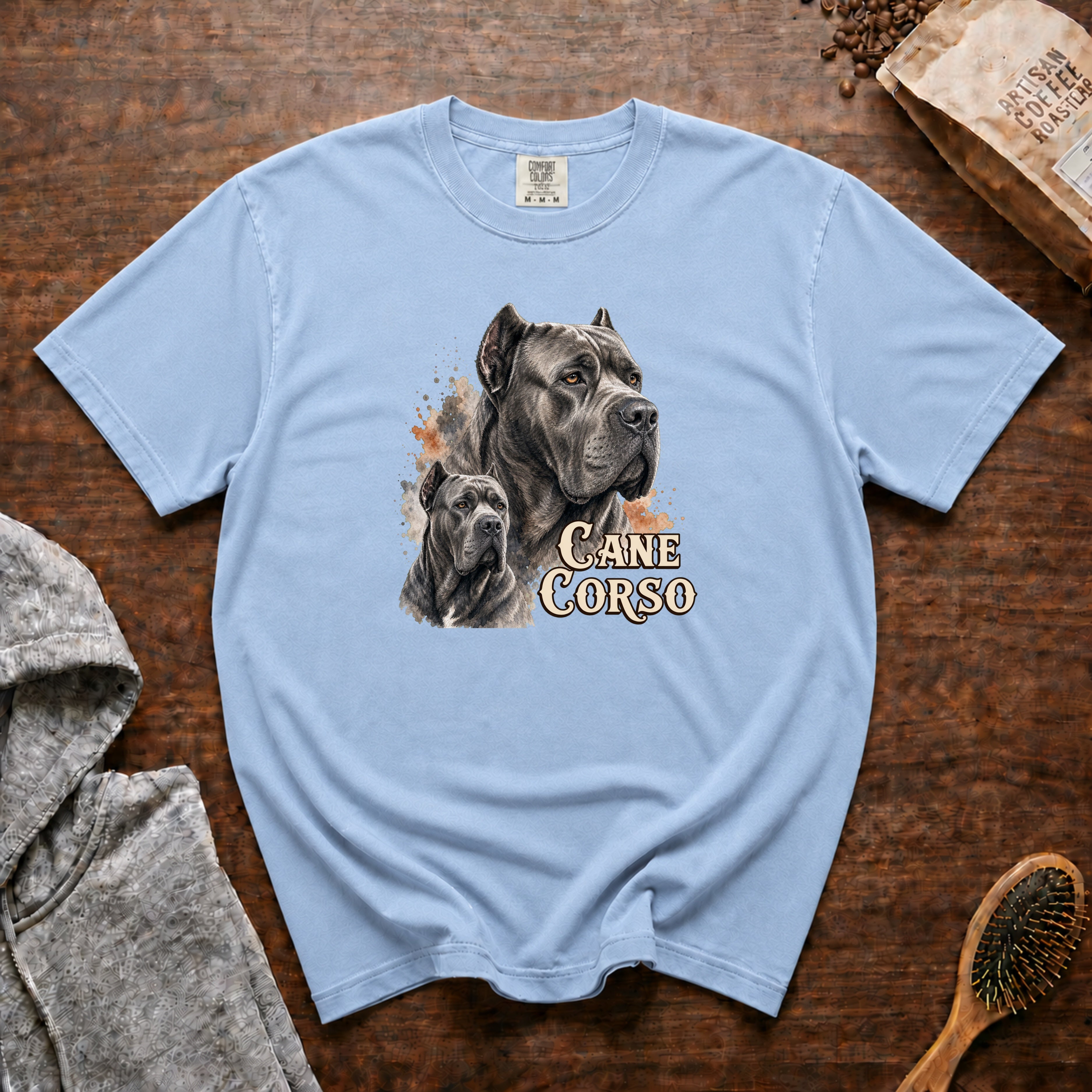 Cane Corso T-Shirt — Chambray