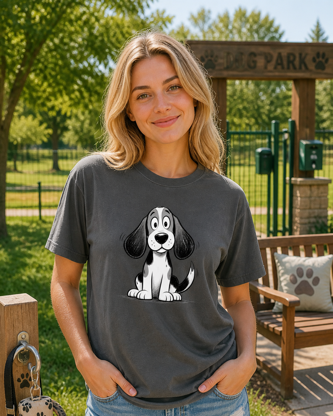 Cartoon Beagle T-Shirt