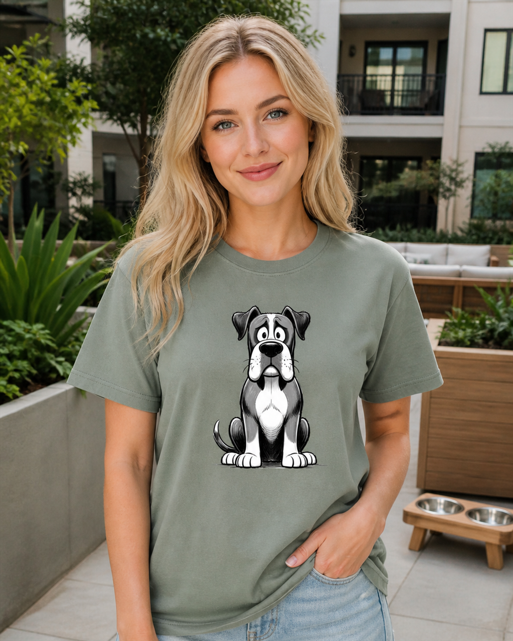 Cartoon Boxer T-Shirt