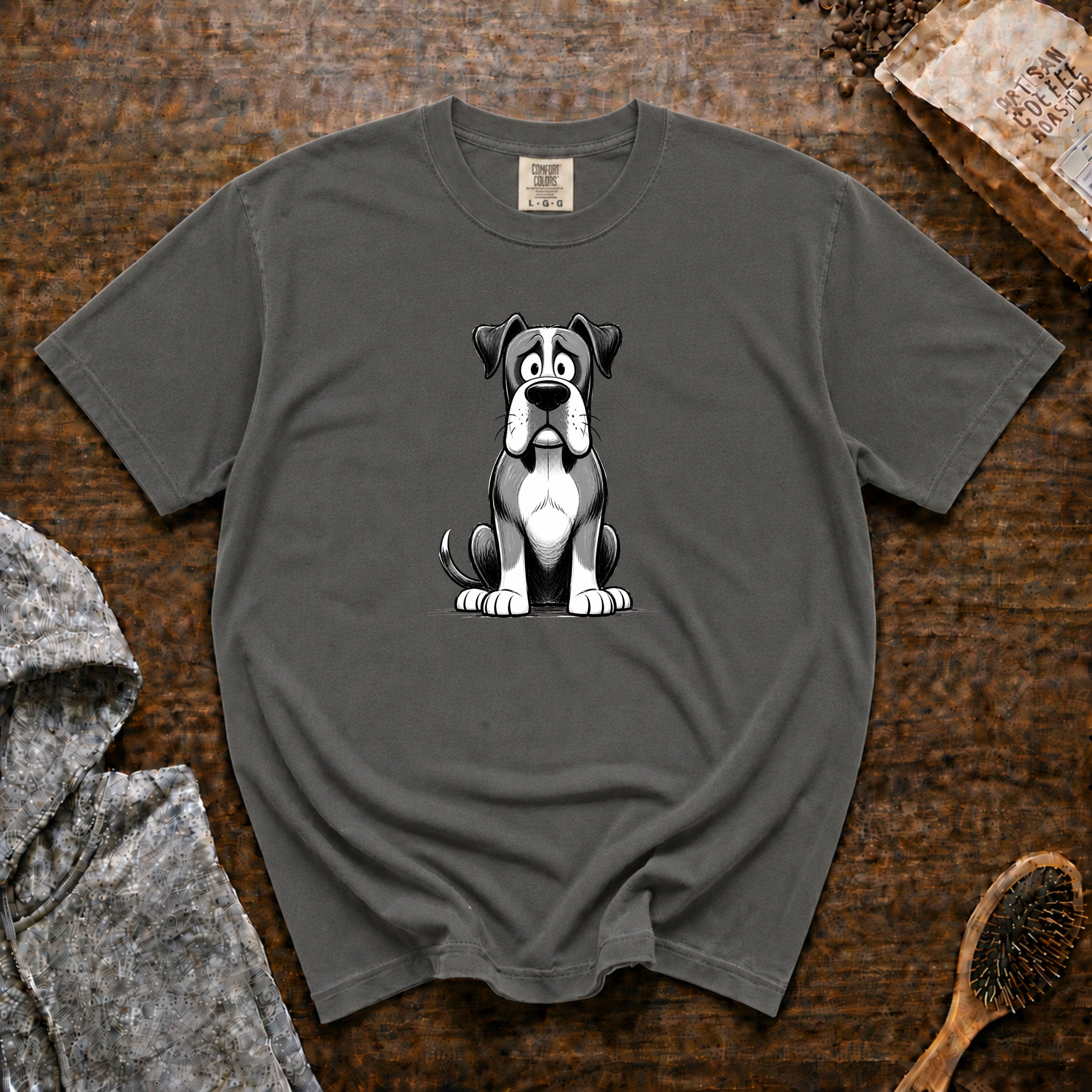 Cartoon Boxer T-Shirt — Pepper