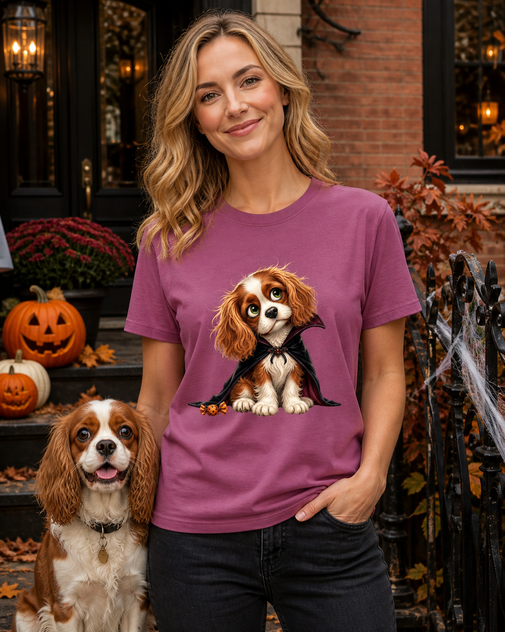 Halloween Cavalier King Charles Spaniel T-Shirt