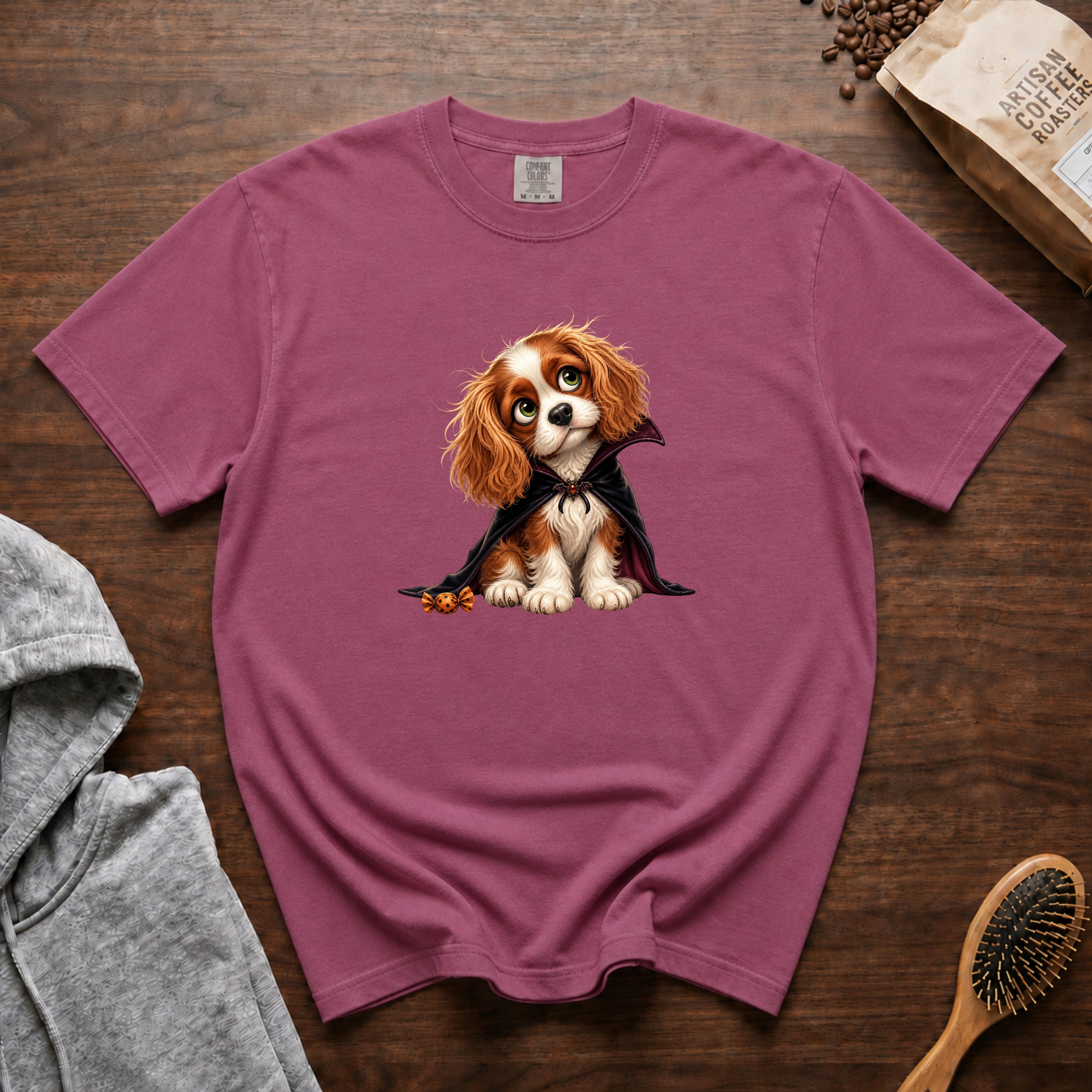Cavalier King Charles Spaniel T-Shirt — Berry
