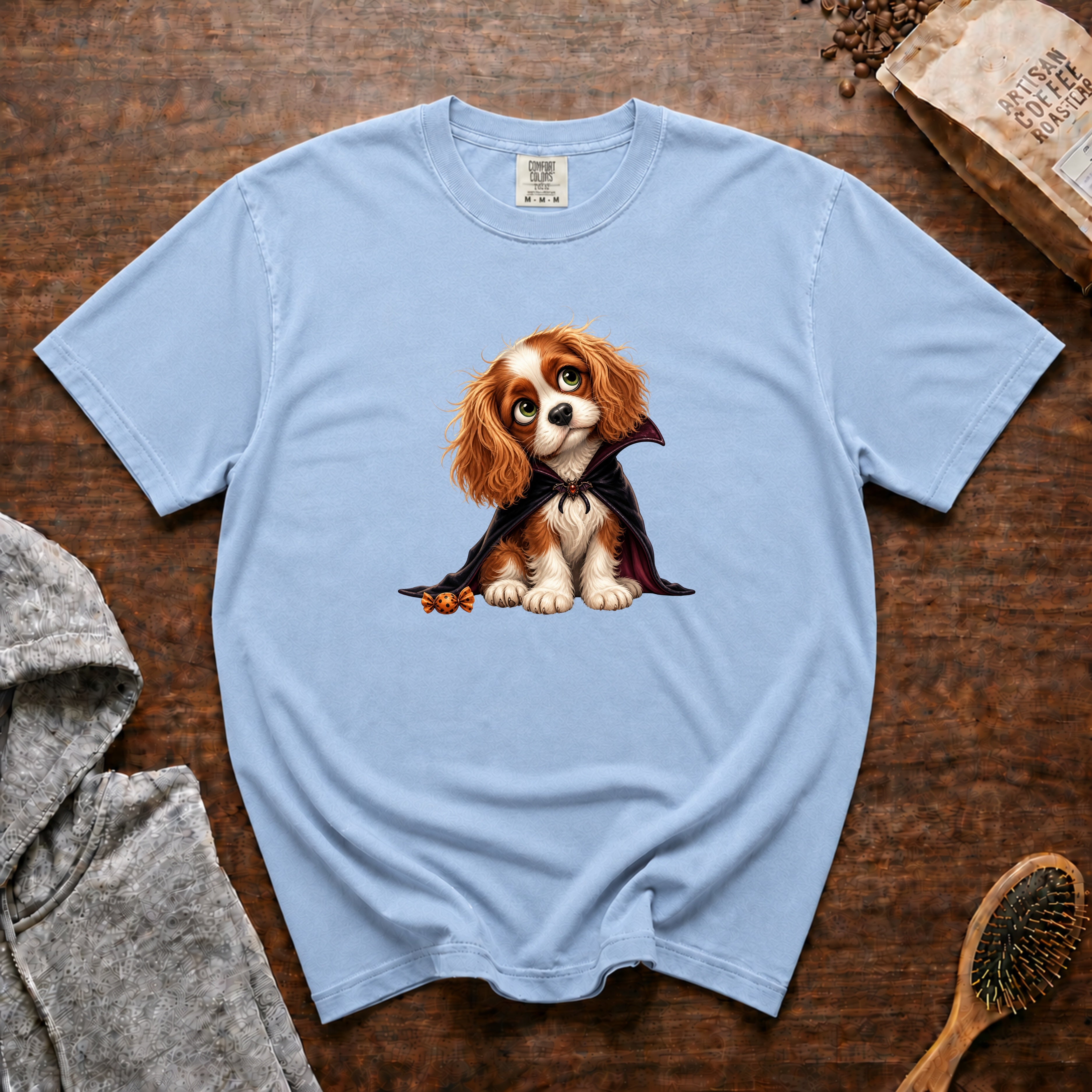 Cavalier King Charles Spaniel T-Shirt — Chambray