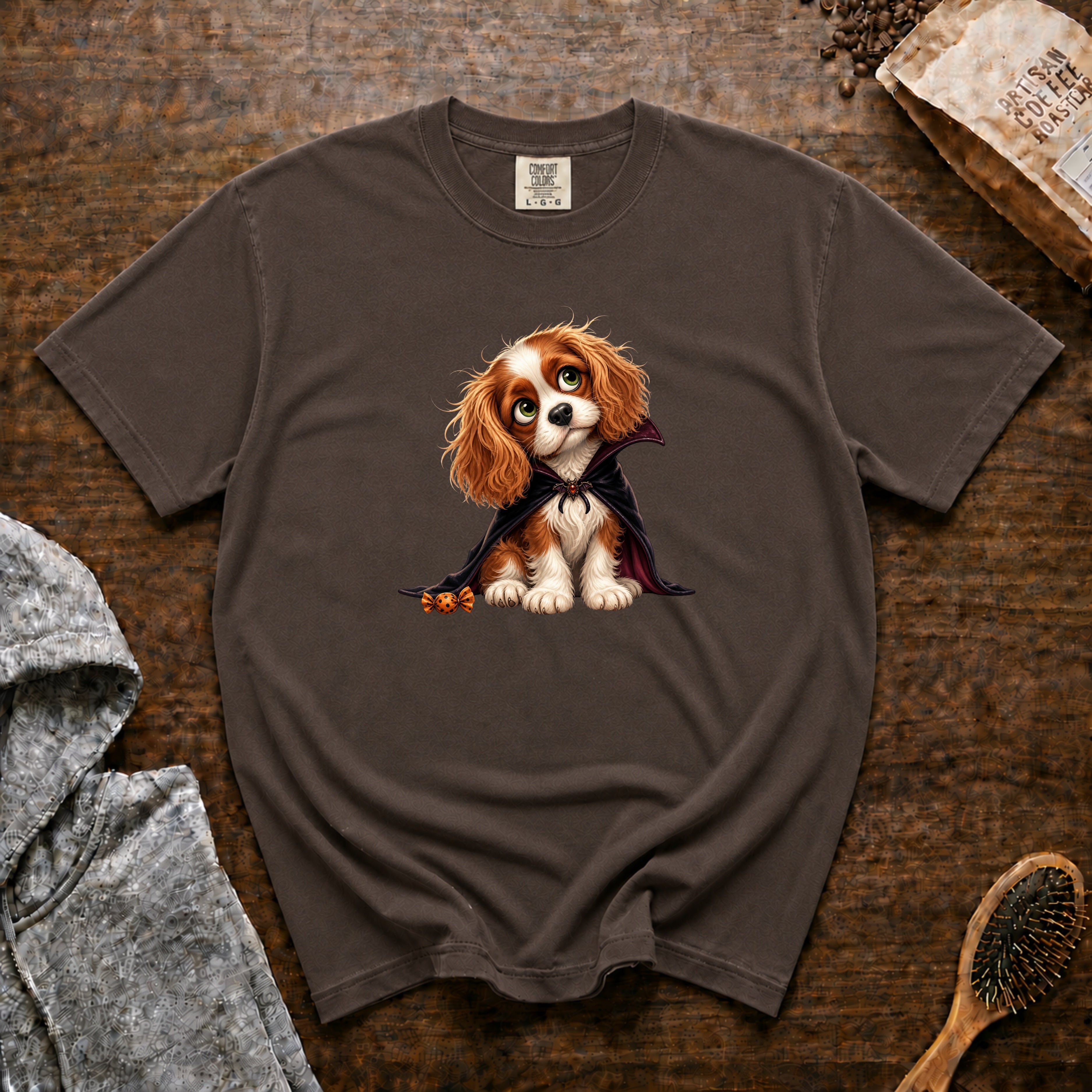 Cavalier King Charles Spaniel T-Shirt — Espresso