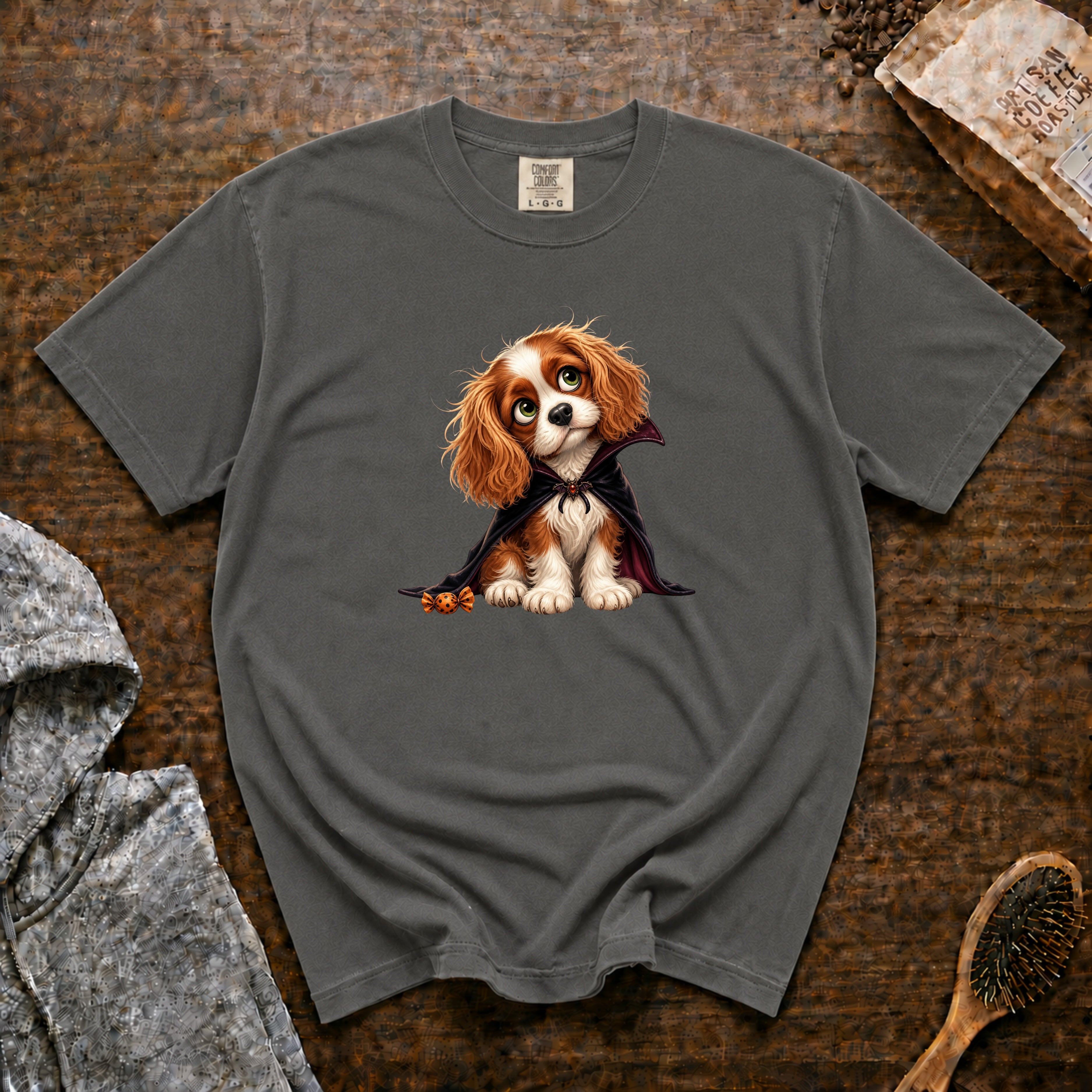 Cavalier King Charles Spaniel T-Shirt — Pepper