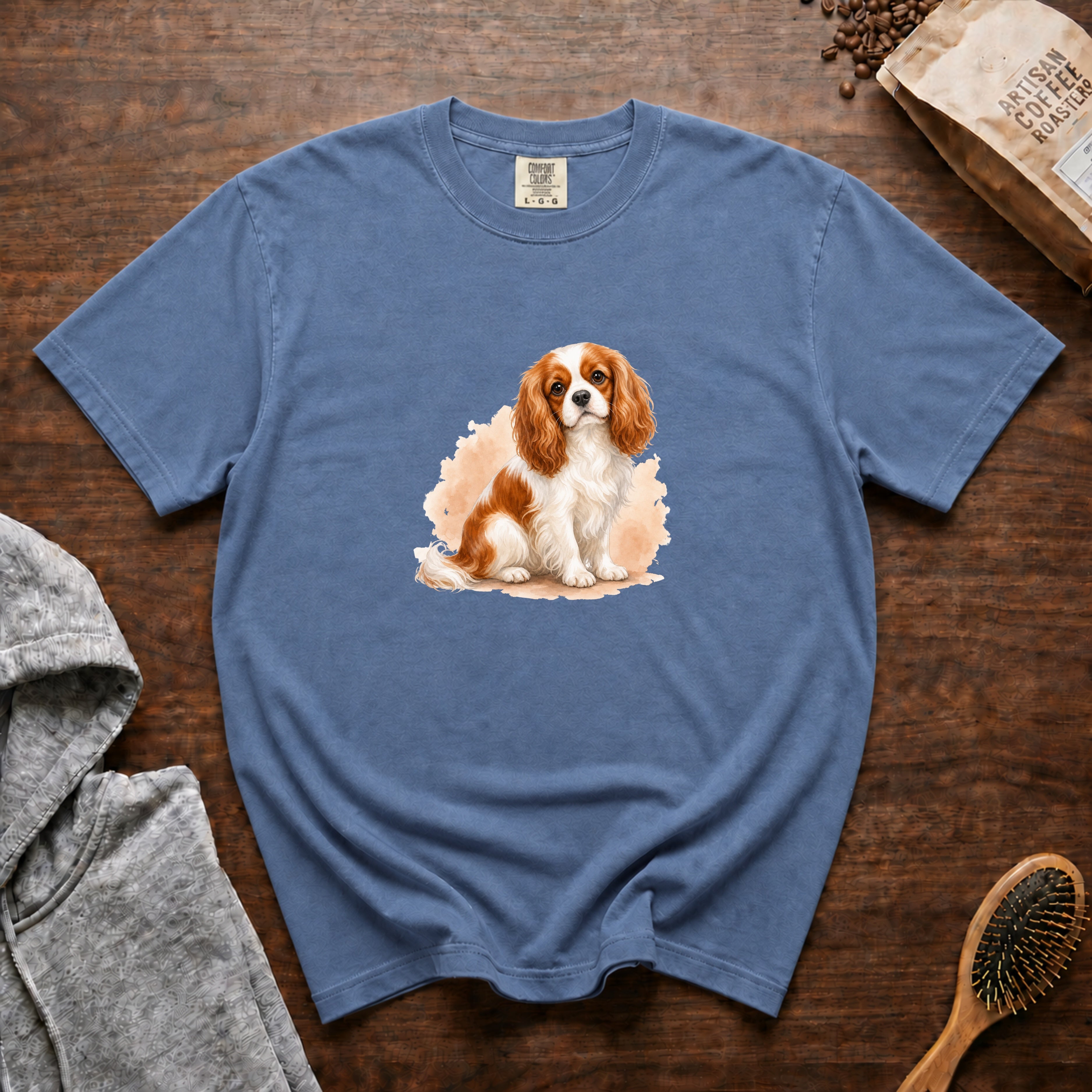 Cavalier Soft Gaze T-Shirt — Blue Jean