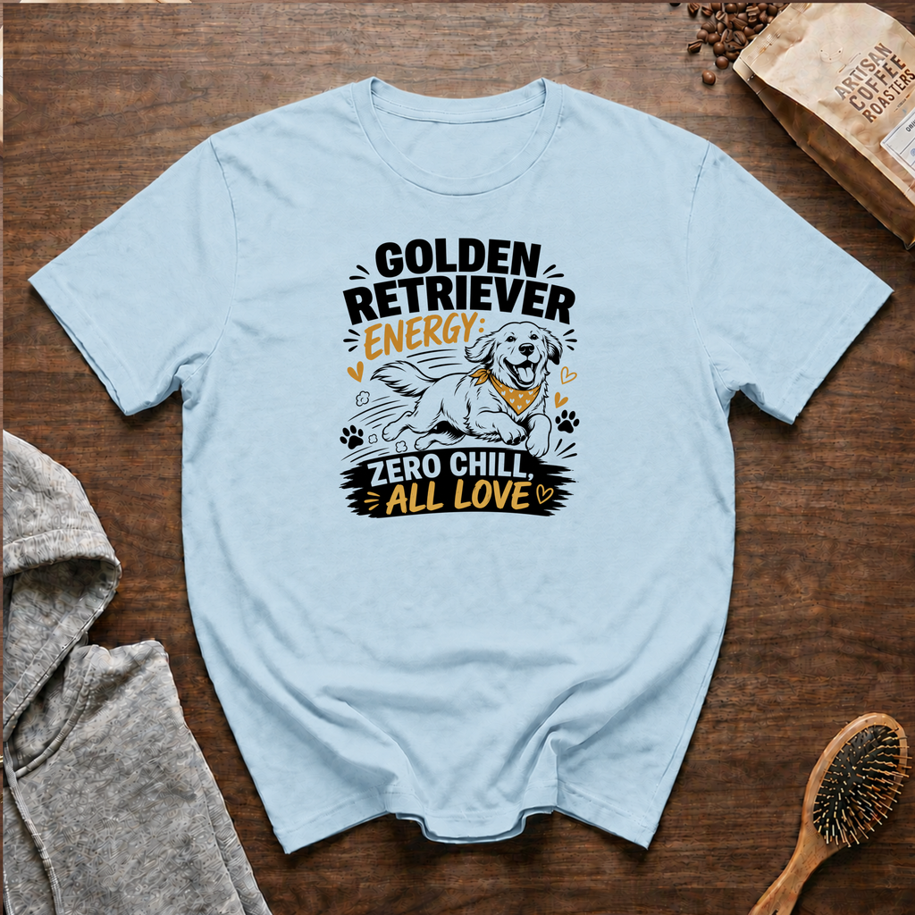 Golden Retriever Energy T-Shirt