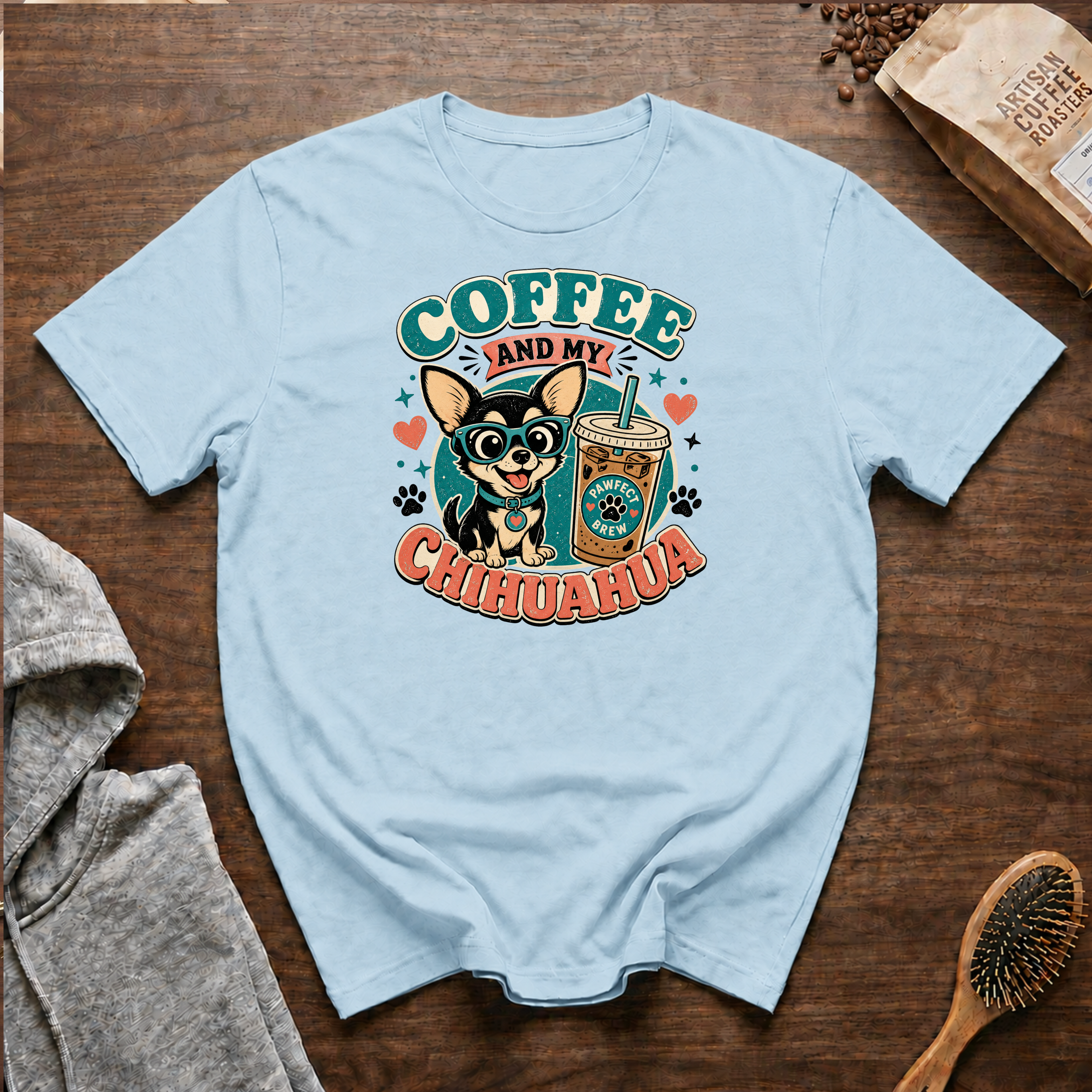 Coffee and My Chihuahua T-Shirt