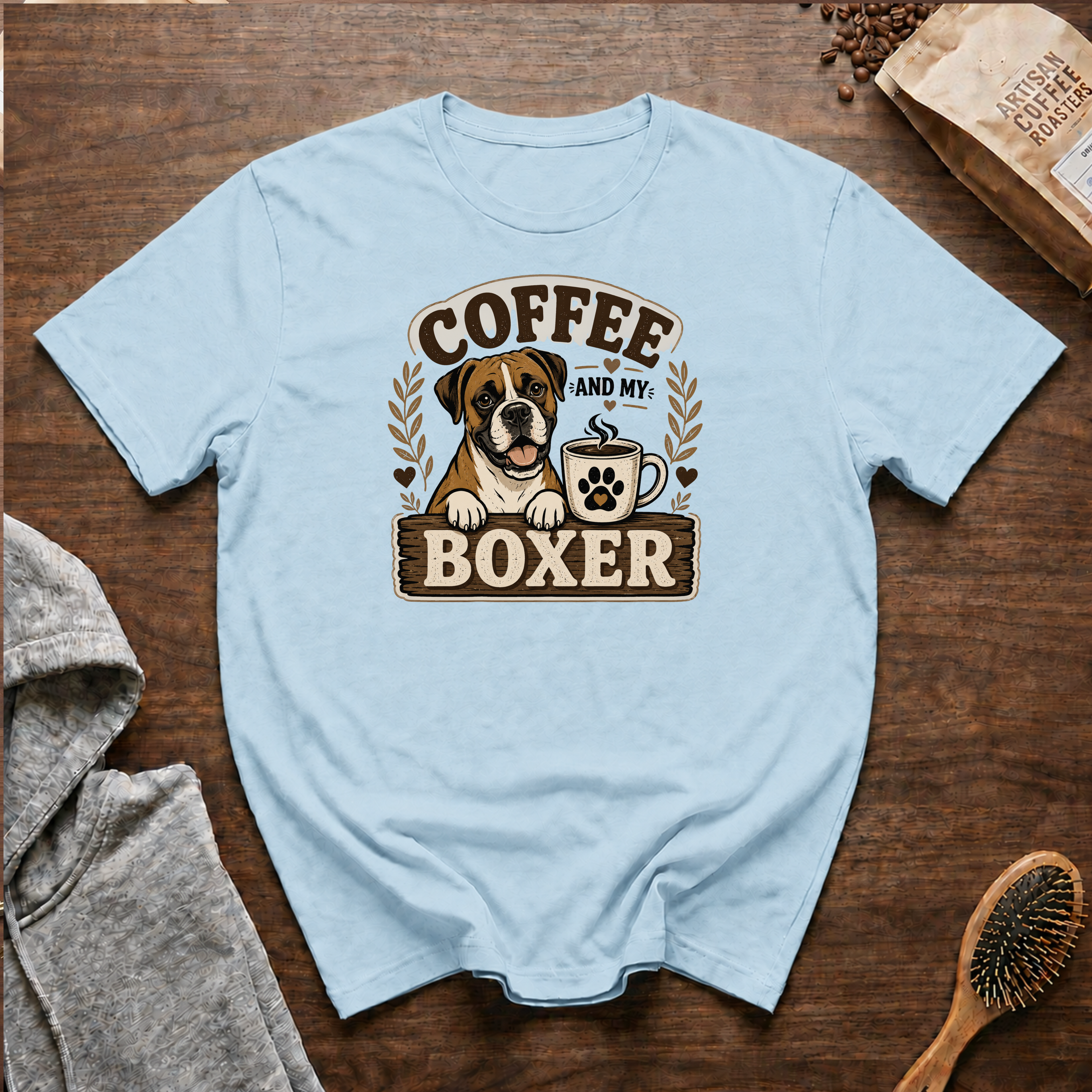 Coffee and My Boxer T-Shirt