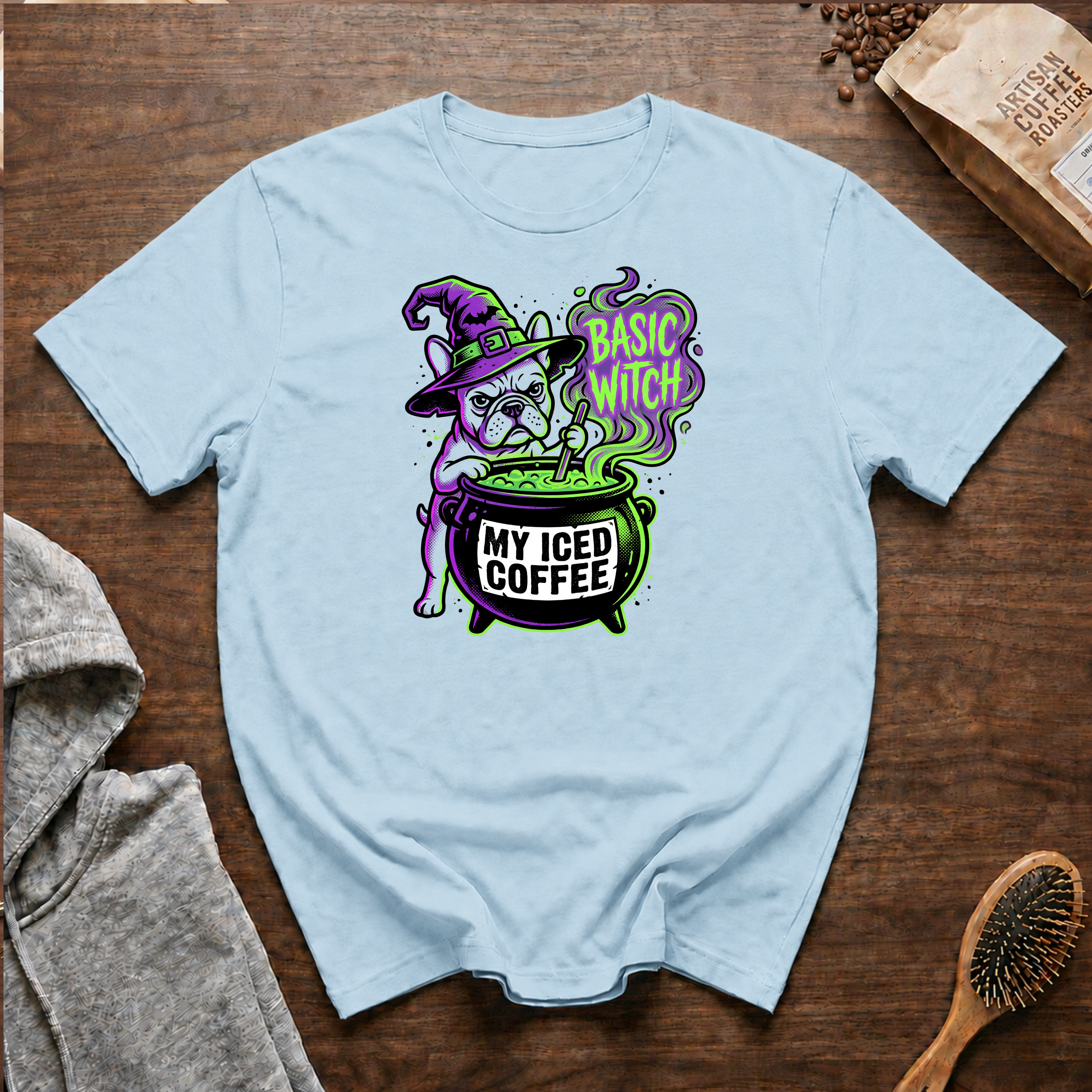 Basic Witch French Bulldog T-Shirt