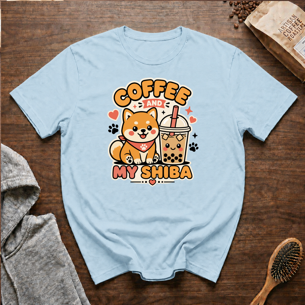 Coffee and My Shiba T-Shirt