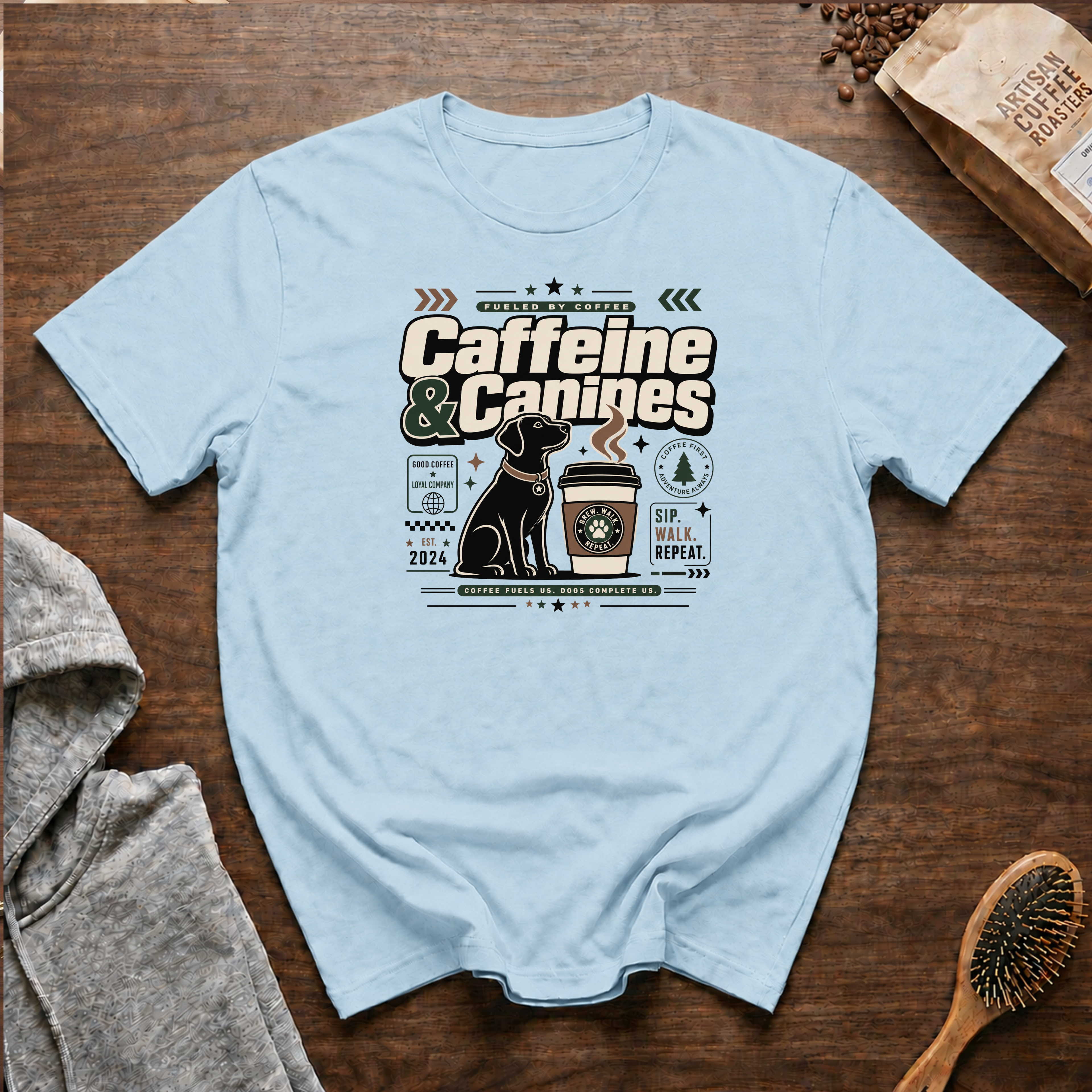 Coffee and Canines T-Shirt