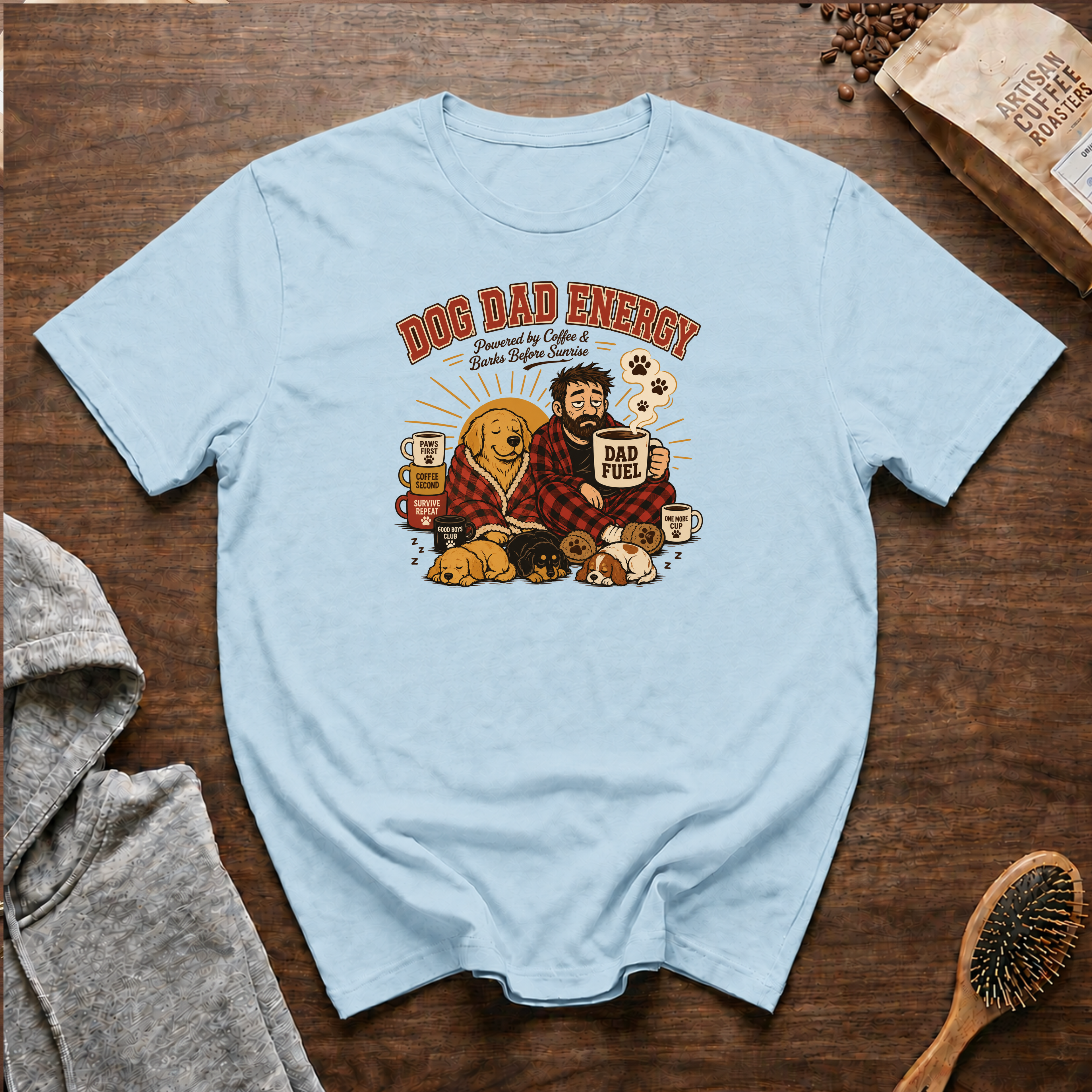 Dog Dad Energy T-Shirt
