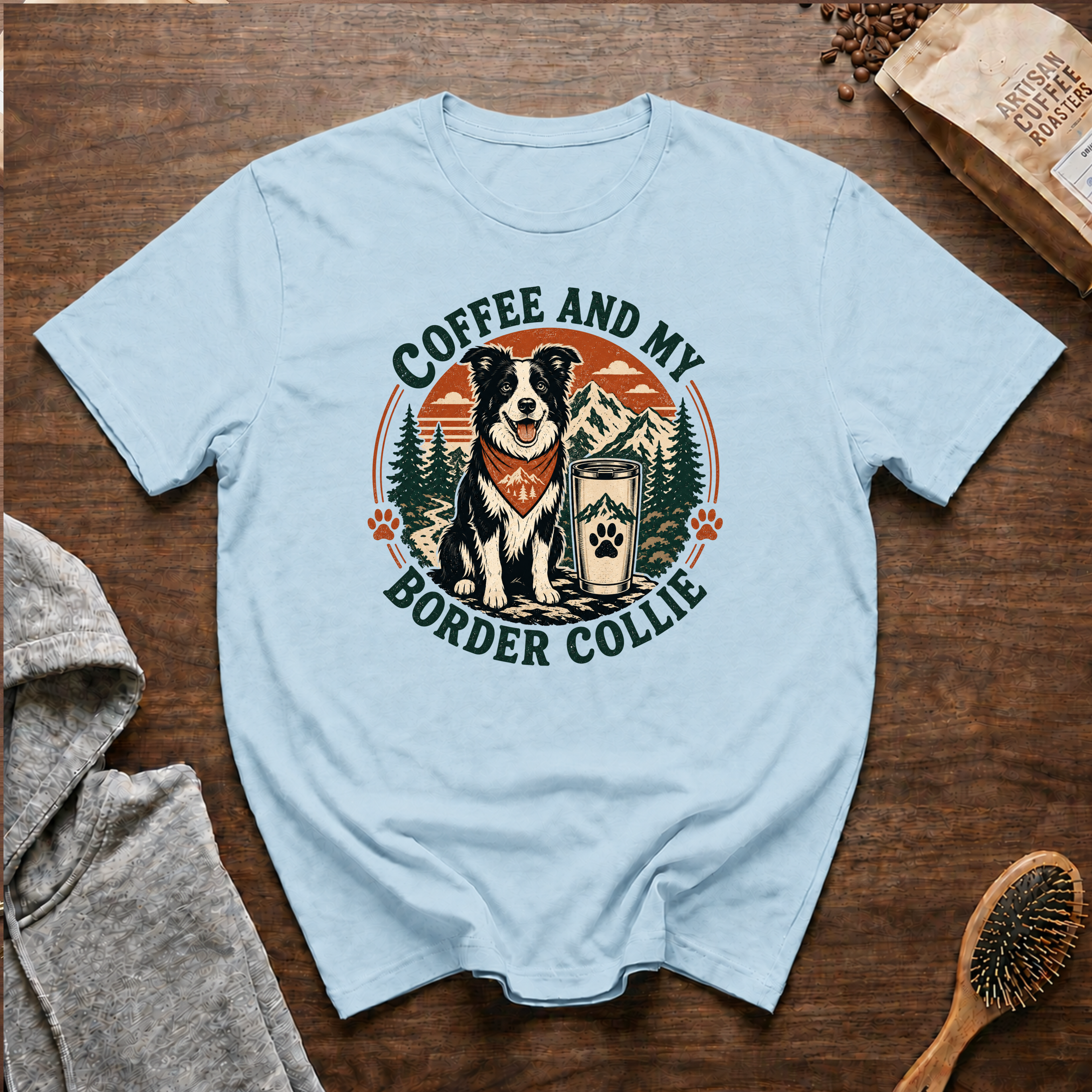Coffee and My Border Collie T-Shirt