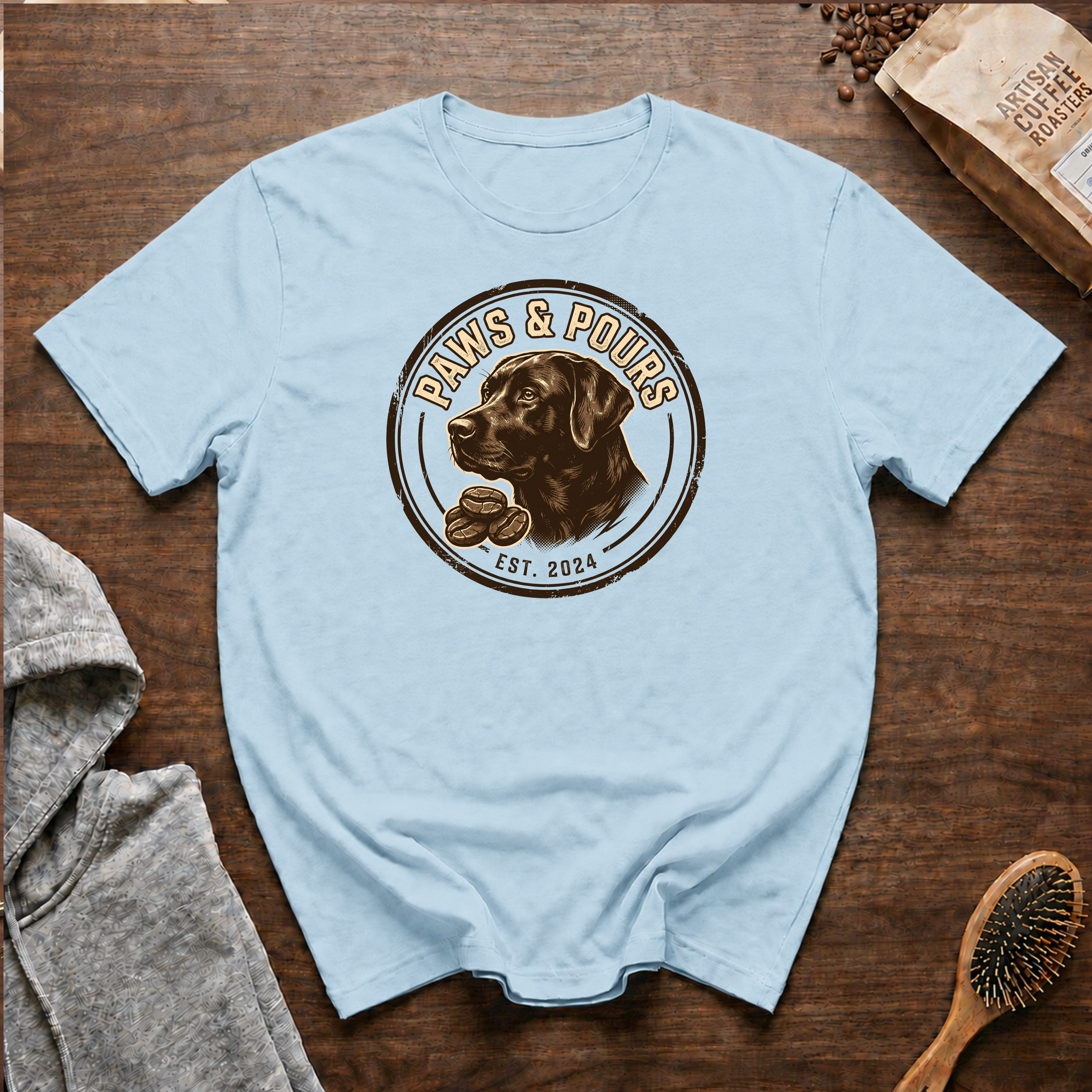Paws and Pours T-Shirt