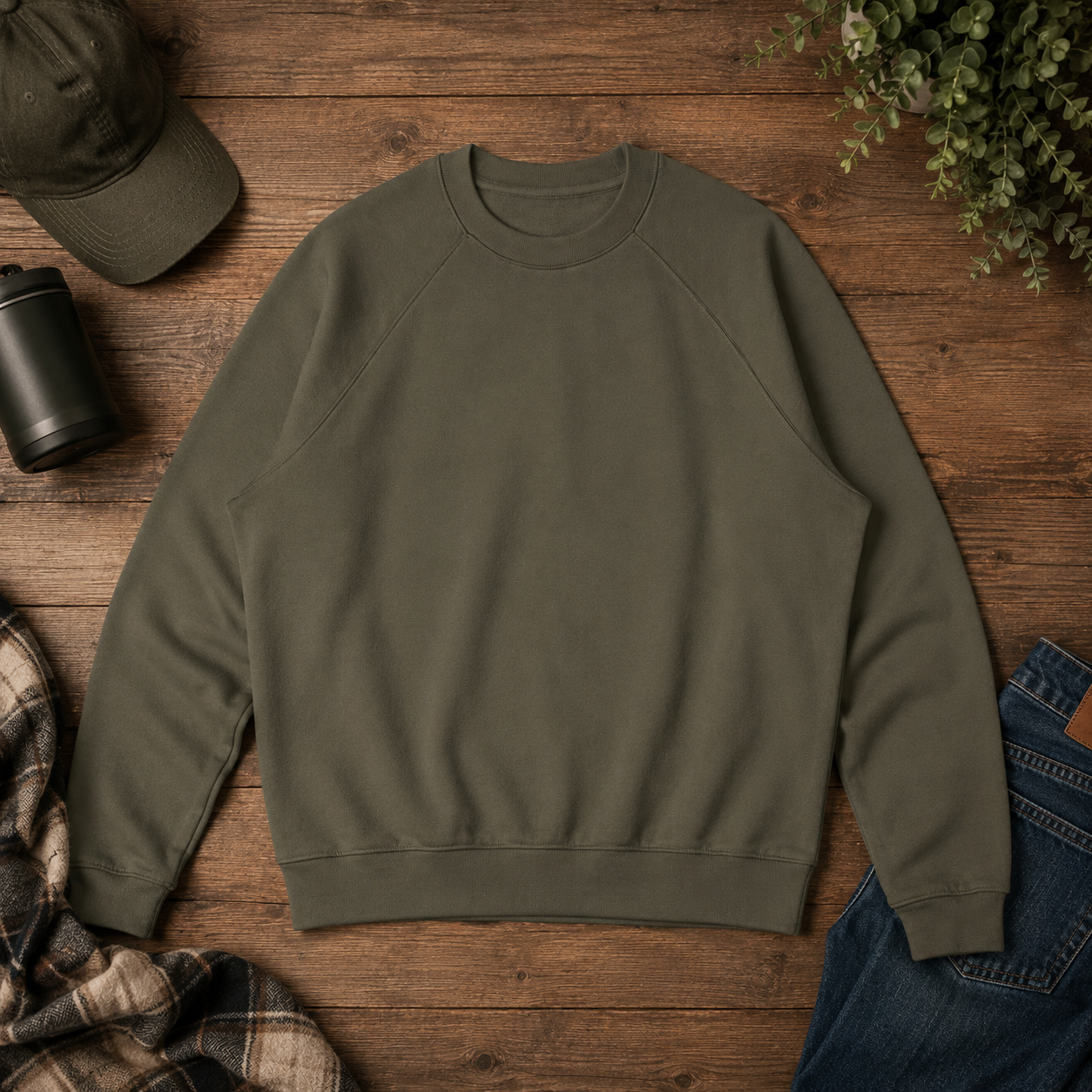 Unisex Heavyweight Brushed Fleece Sweatshirt 380GSM
