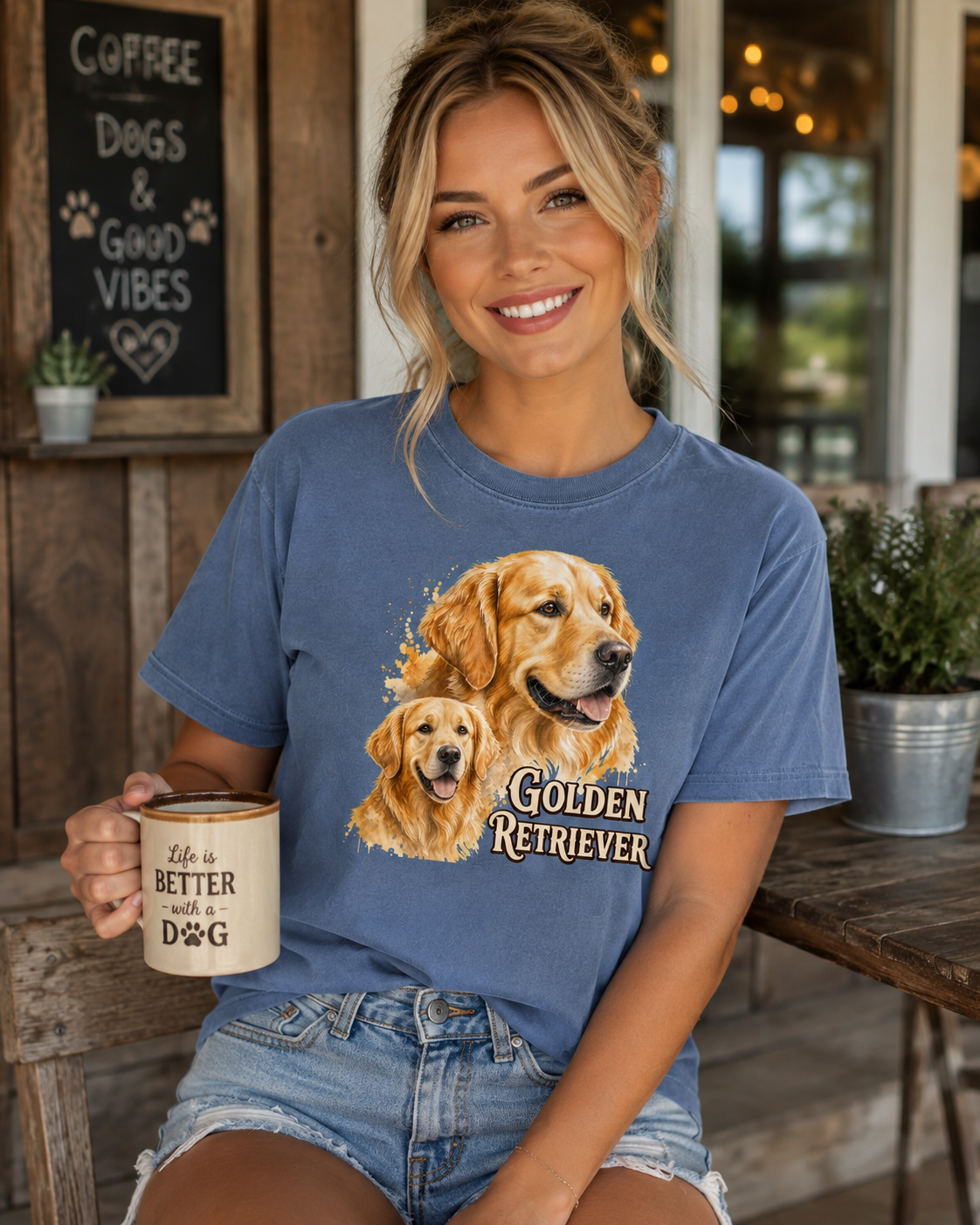 Golden Retriever T-Shirt | Golden Retriever Lover Tee