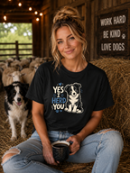Yes I Herd You Transparent T-Shirt | Funny Herding Dog Tee