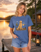 Golden Retriever, Sunny Morning T-Shirt | Golden Dog Lover Tee