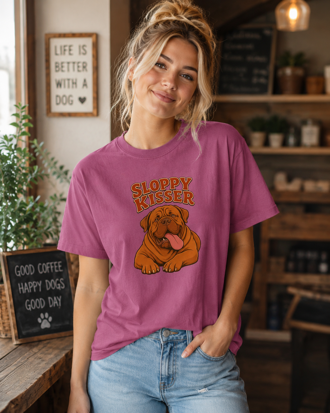 Sloppy Kisser T-Shirt | Funny Dog Lover Tee