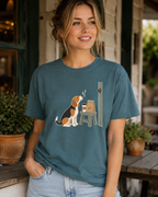 Bakery Door Beagle T-Shirt | Beagle Dog Lover Tee