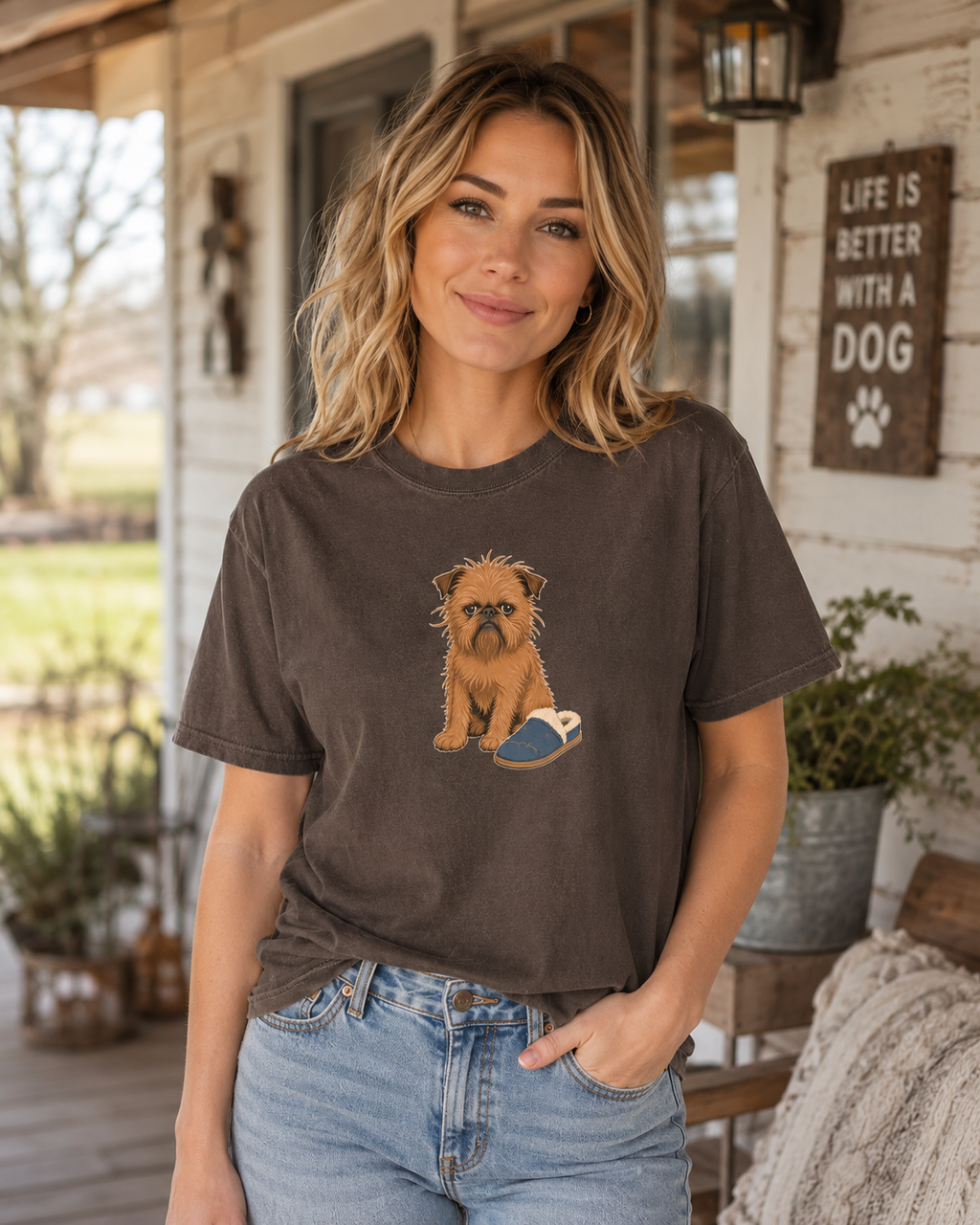 Bedhead T-Shirt | Funny Dog Lover Morning Tee